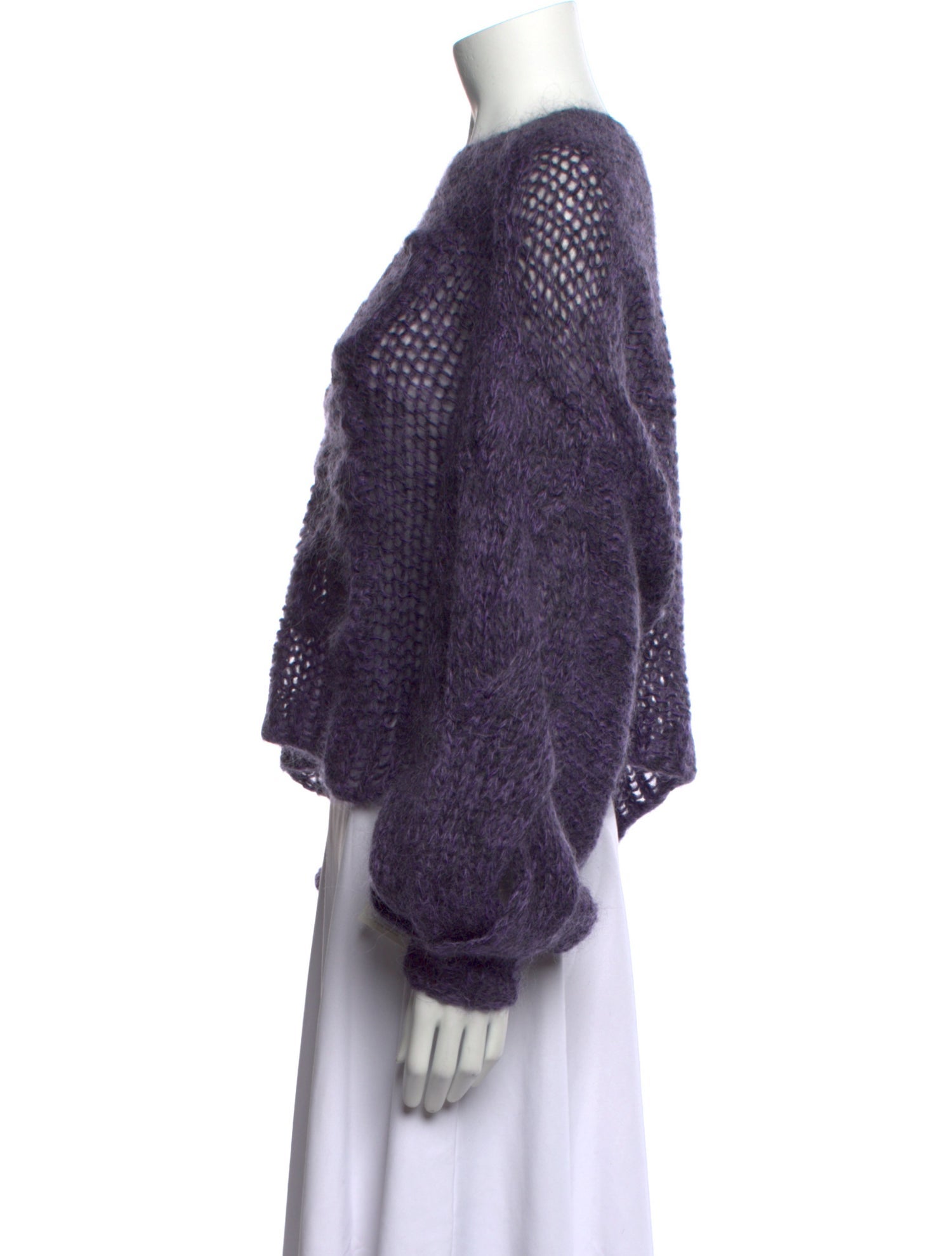 Loewe Mohair Bateau Neckline Sweater