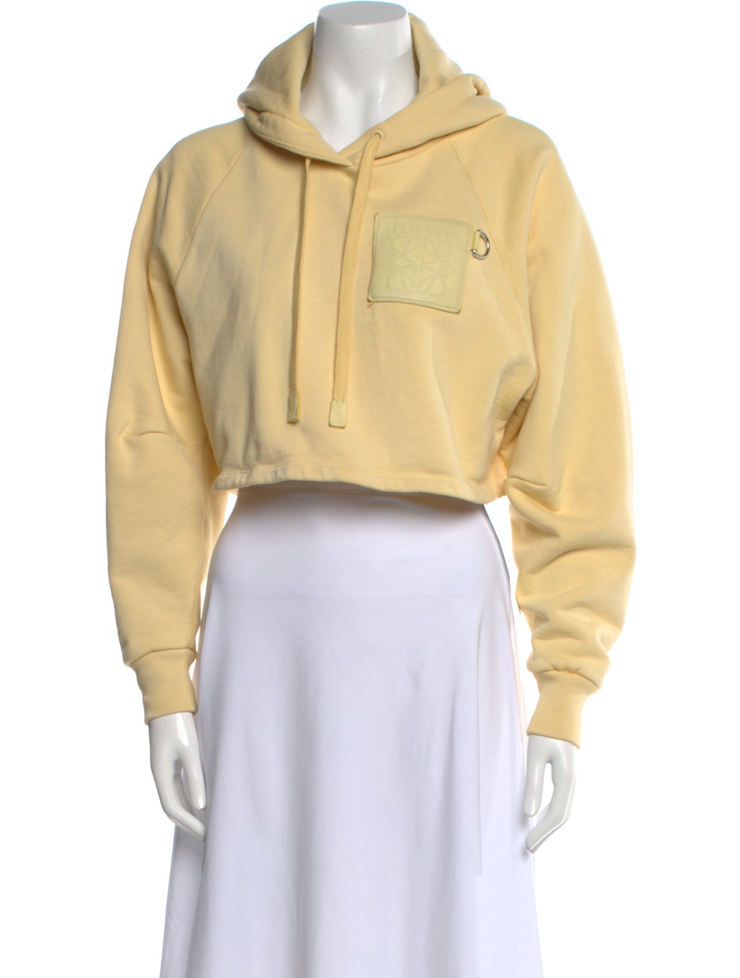 Loewe Anagram Cropped Mock Neck Sweatshirt