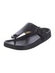 Loewe Leather T-Strap Sandals
