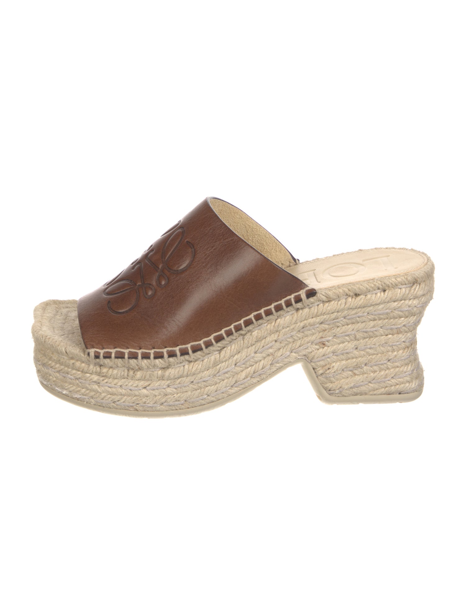 Loewe Leather Braided Accents Espadrilles