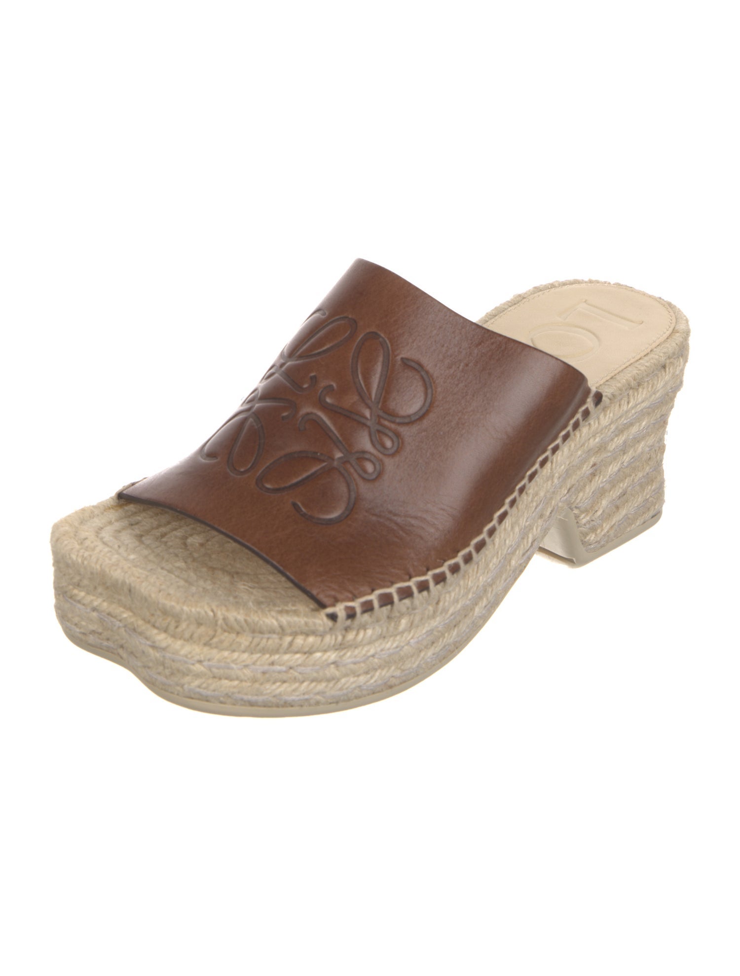 Loewe Leather Braided Accents Espadrilles