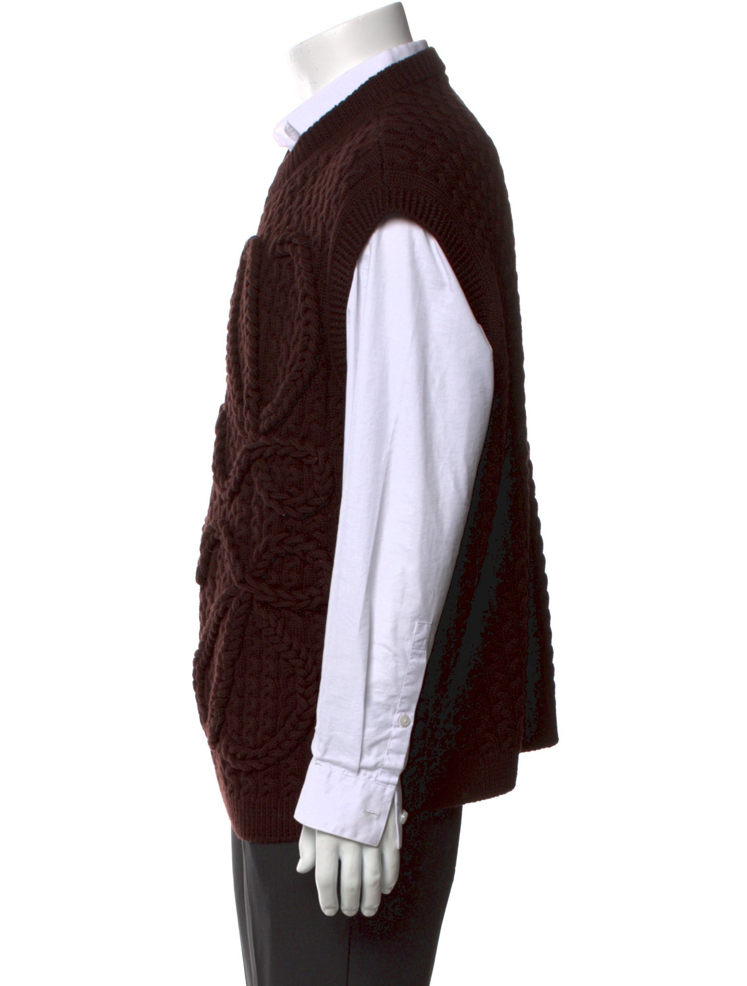 Loewe Wool Crew Neck Sweater Vest