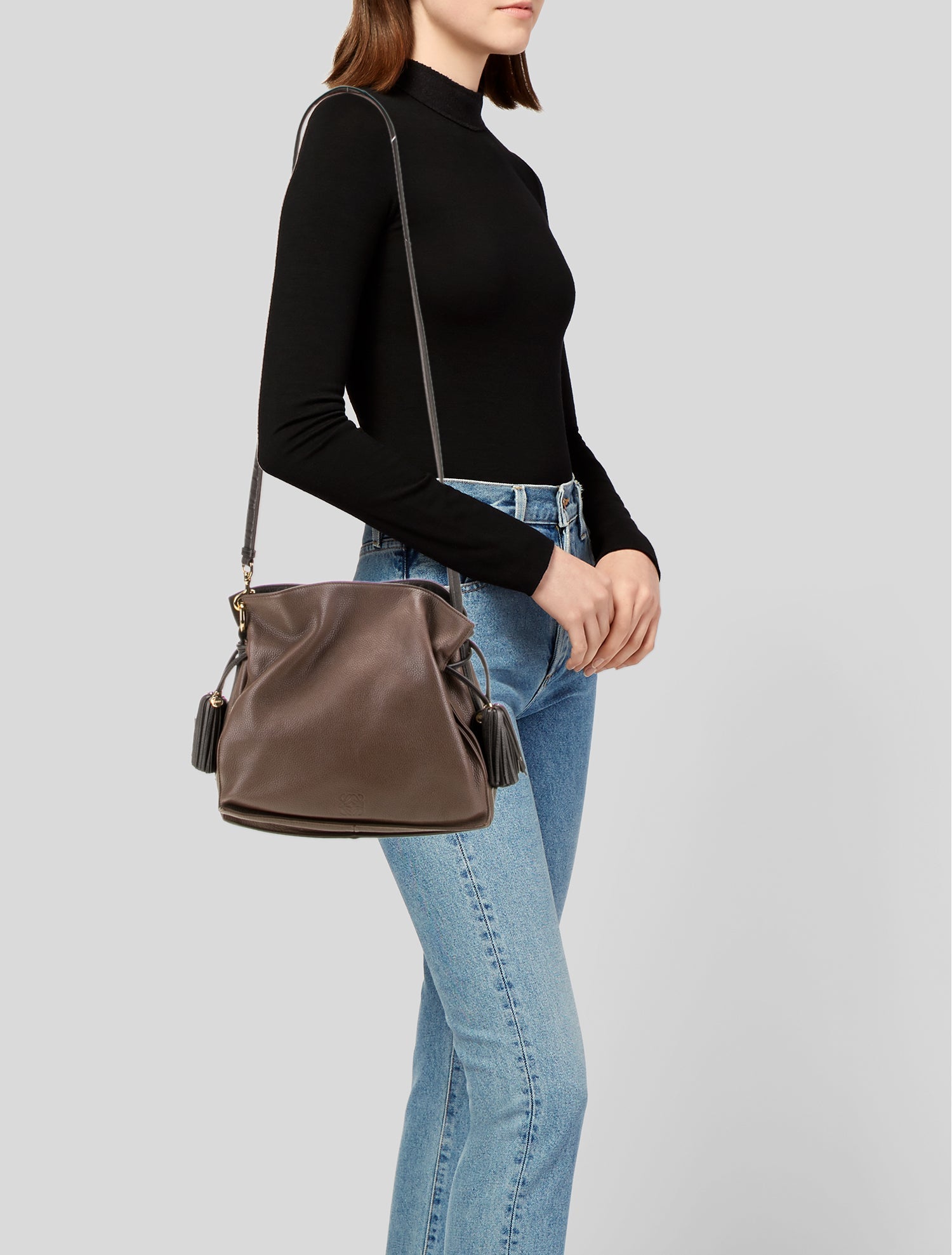 Loewe Leather Bucket Bag