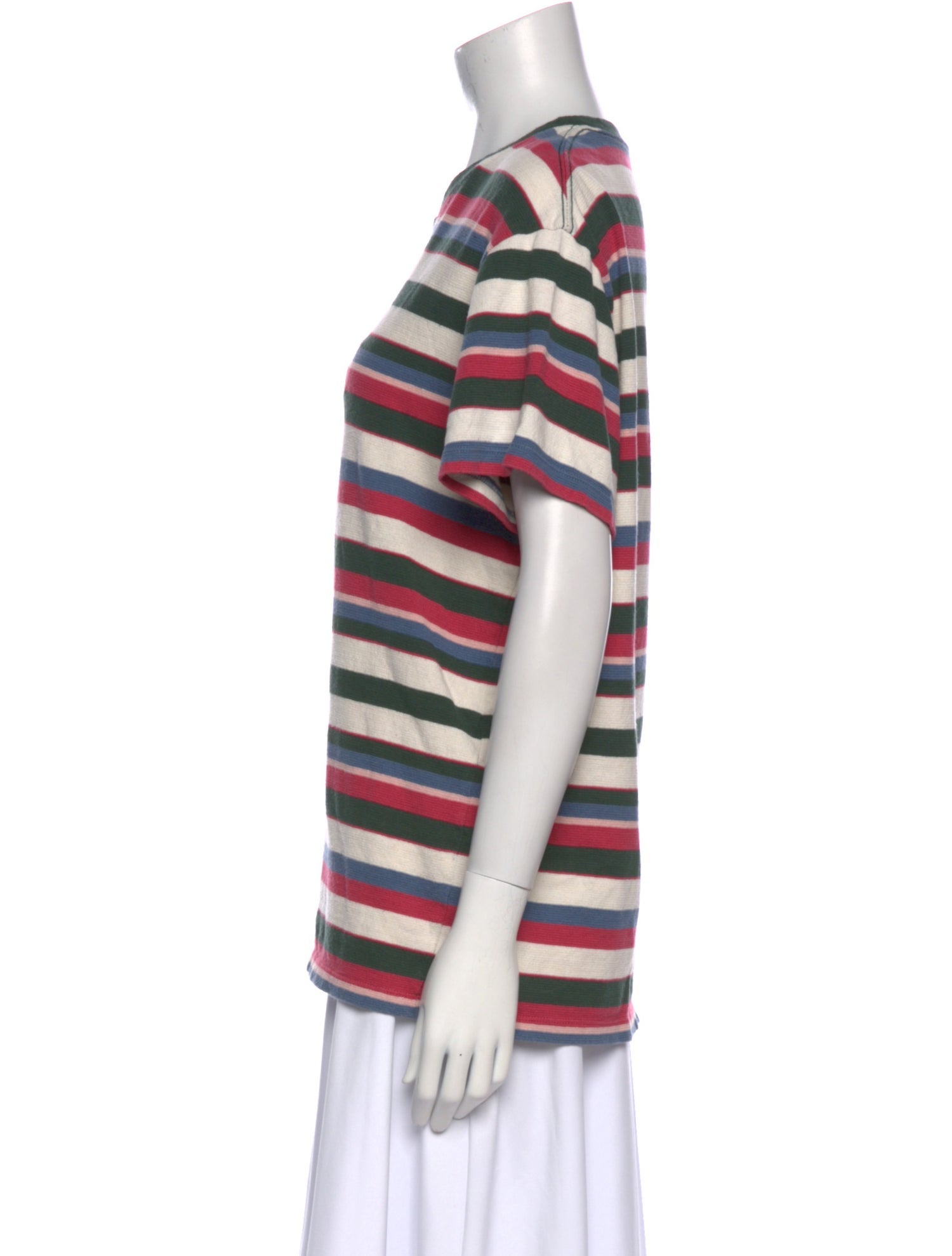 Loewe Striped Scoop Neck T-Shirt