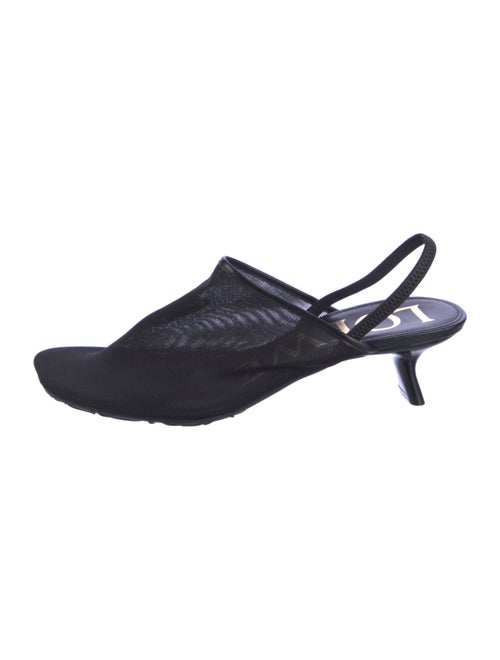 Loewe Mesh Slingback Pumps