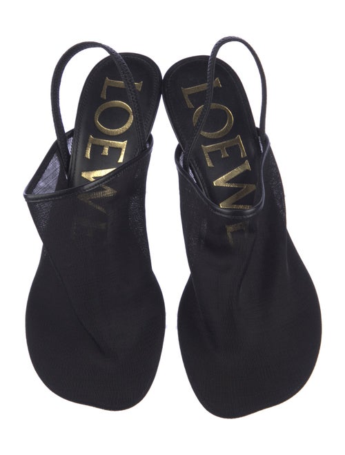 Loewe Mesh Slingback Pumps