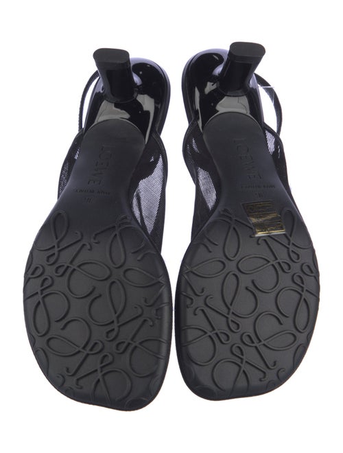 Loewe Mesh Slingback Pumps
