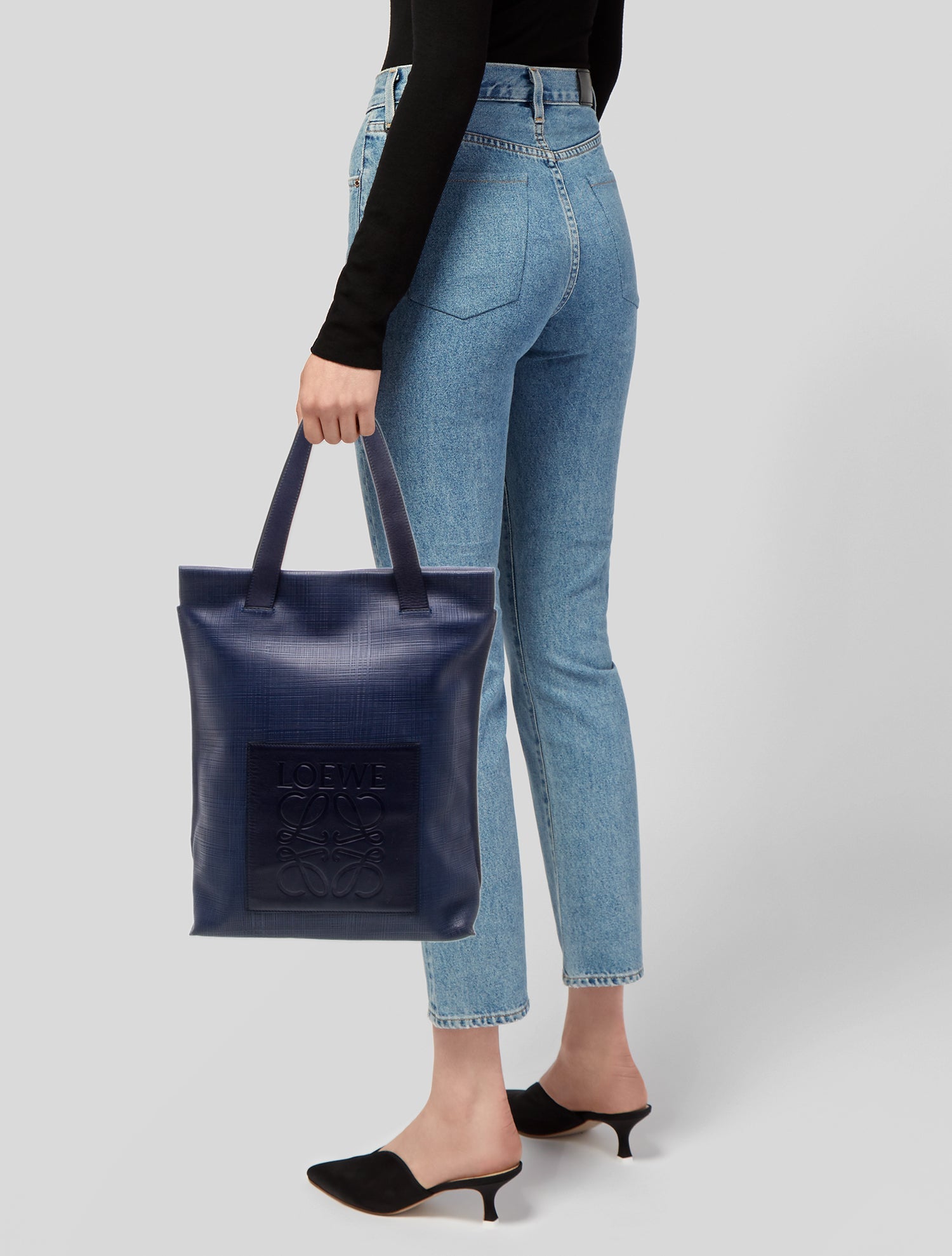 Loewe Leather Anagram Shopper