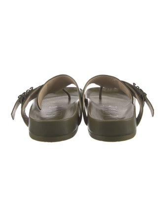 Loewe Leather Slides