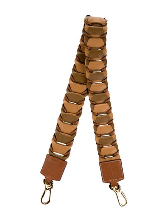 Loewe Leather Gold Tone Bag Strap