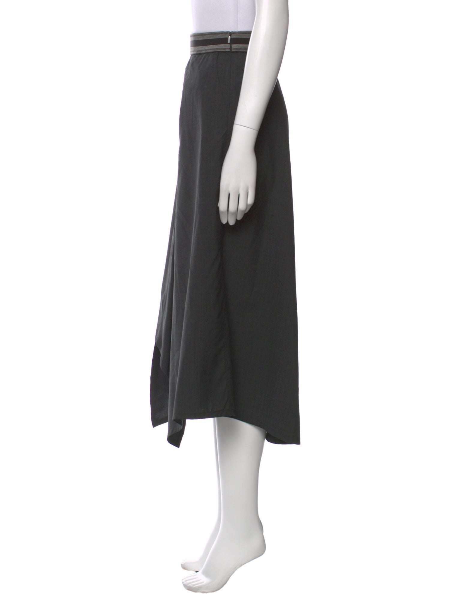 Loewe Wool Midi Length Skirt