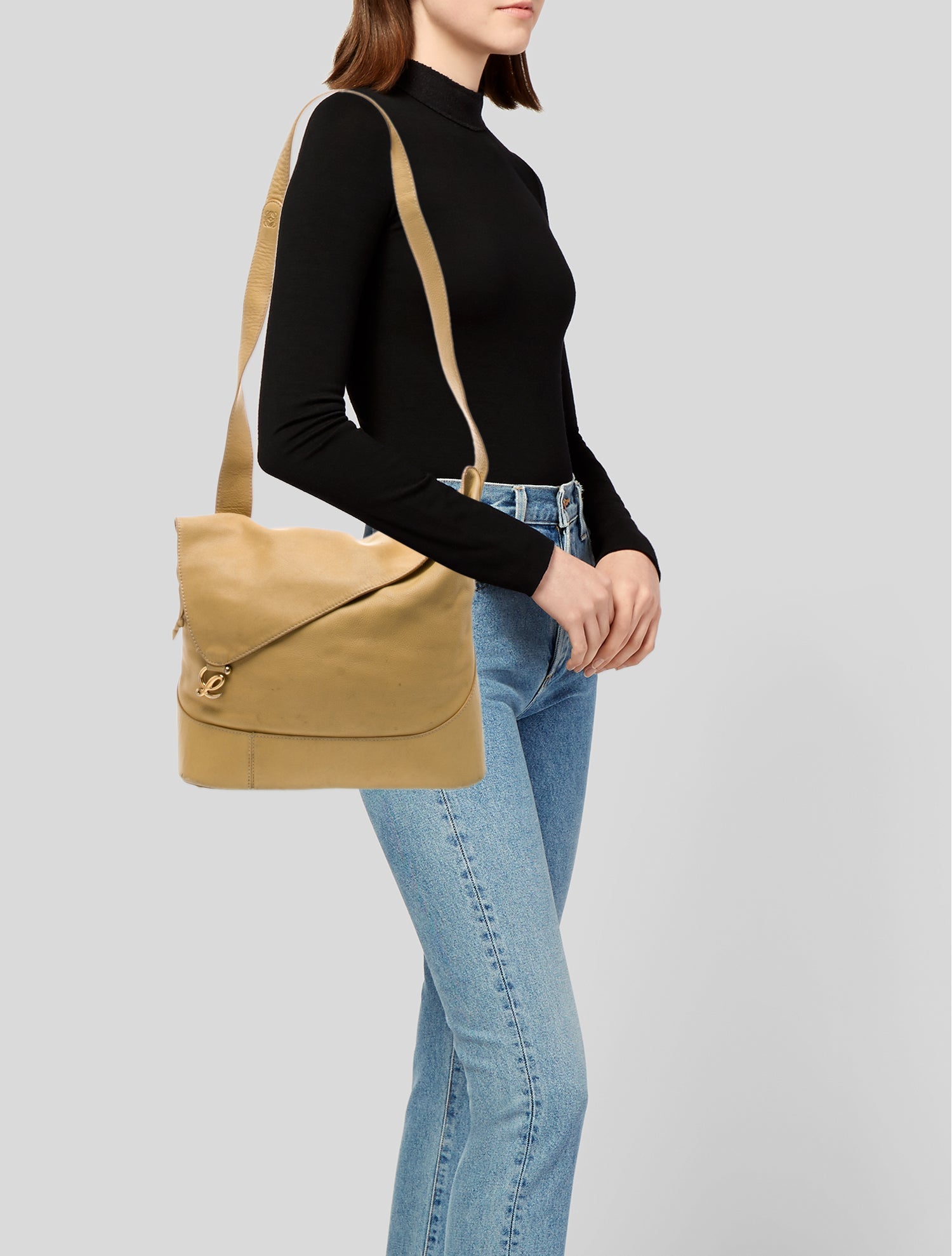 Loewe Leather Messenger Bag