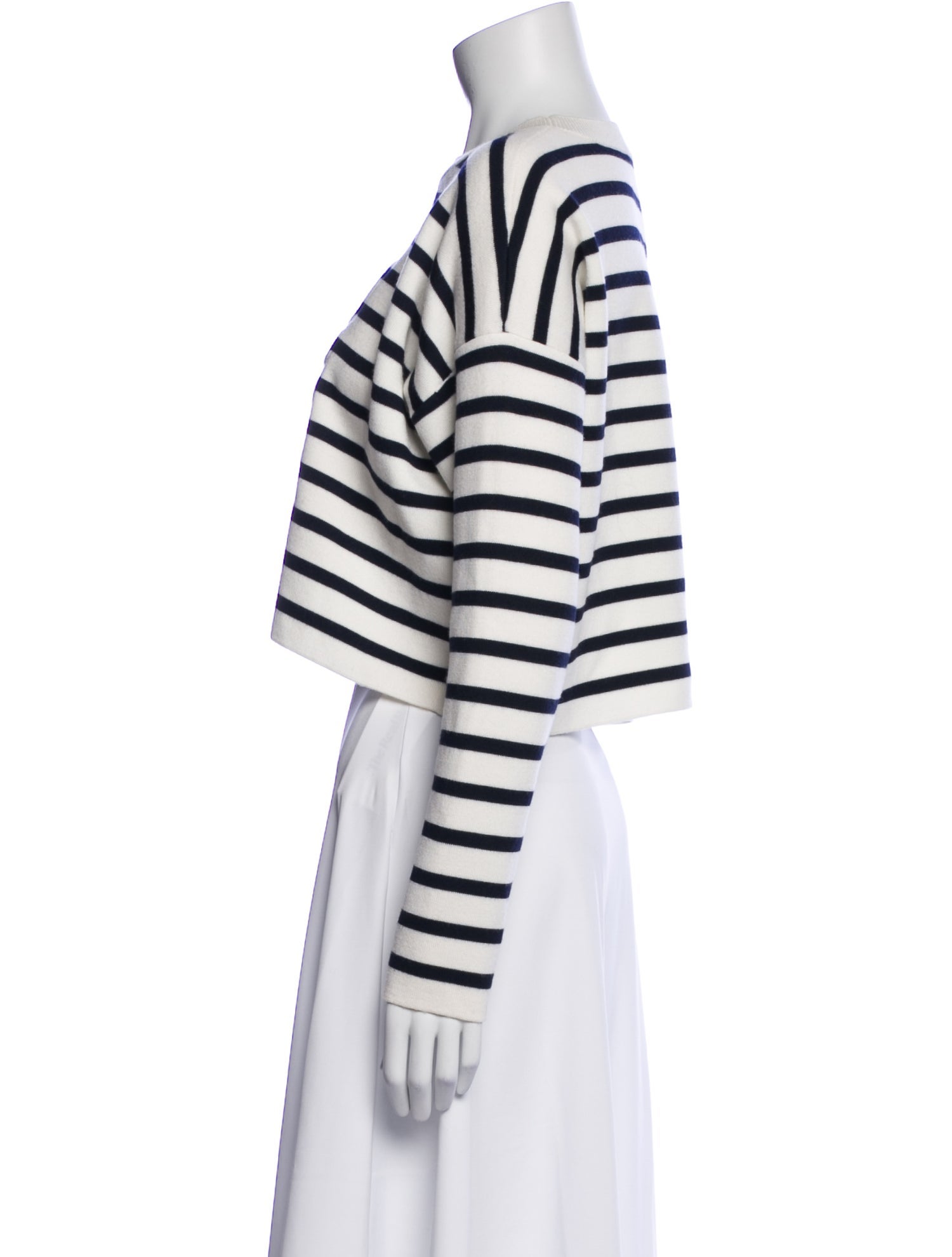 Loewe Wool Striped Crop Top