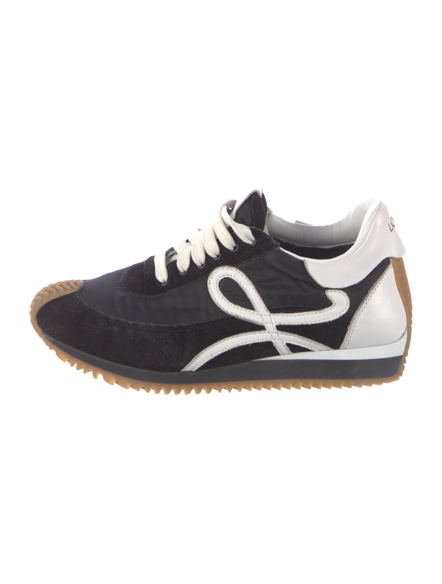 Loewe Suede Printed Athletic Sneakers