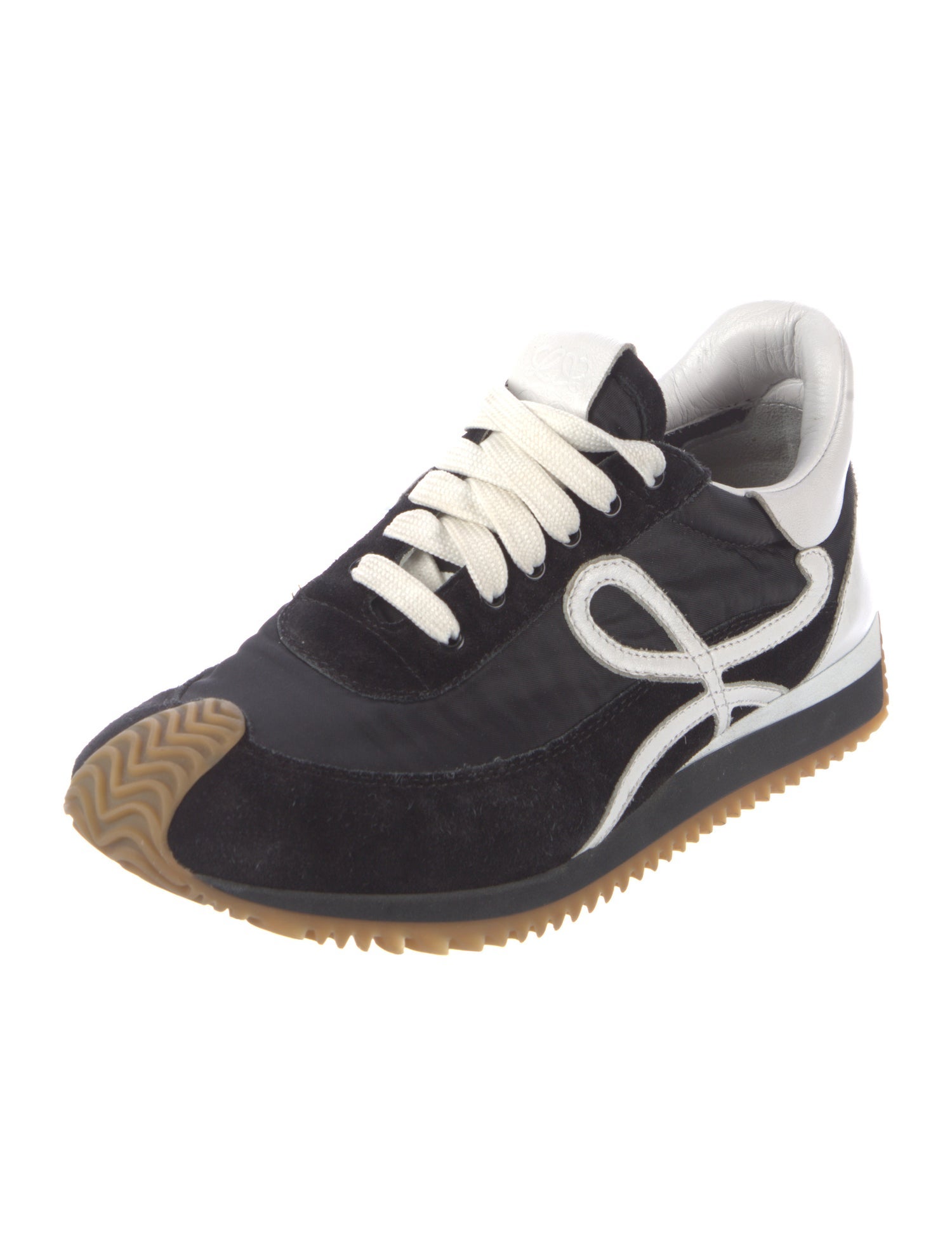 Loewe Suede Printed Athletic Sneakers