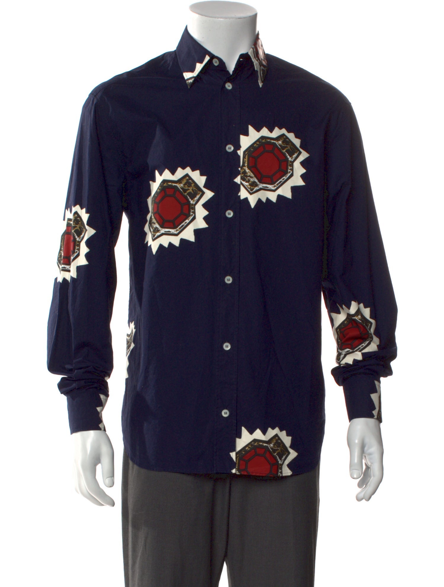 Loewe 2021 x Joe Brainard Ring Print Shirt