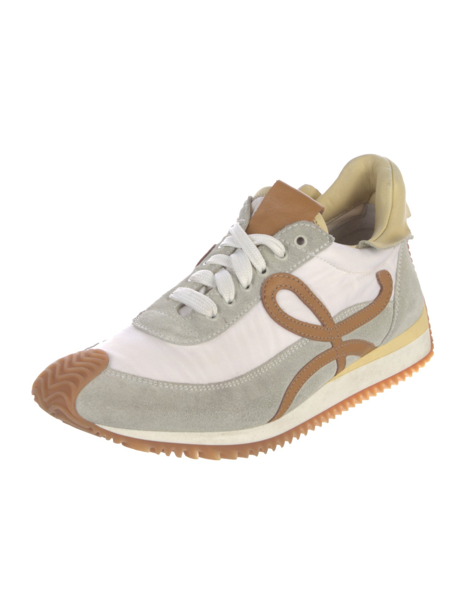 Loewe Suede Printed Sneakers