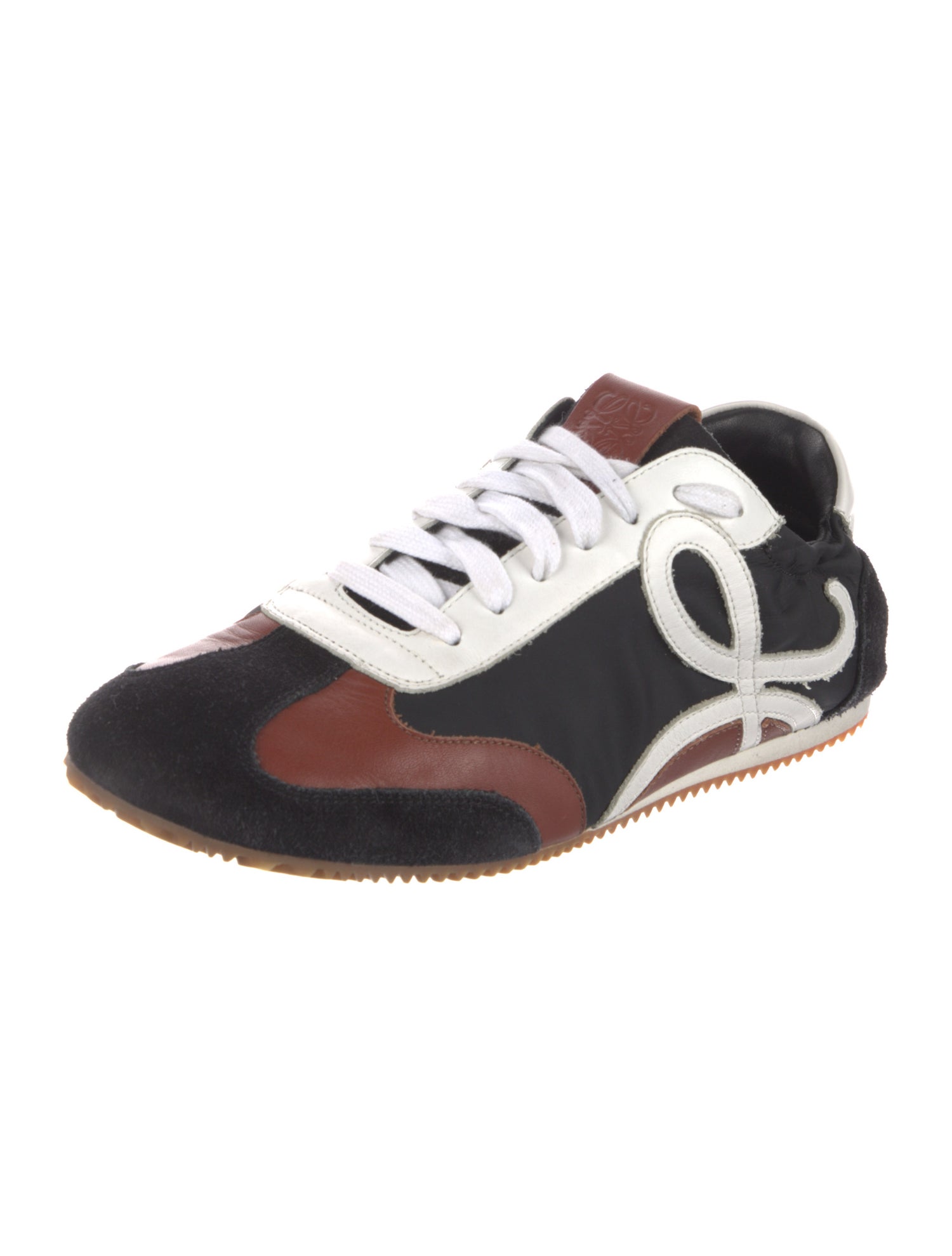 Loewe Suede Printed Sneakers