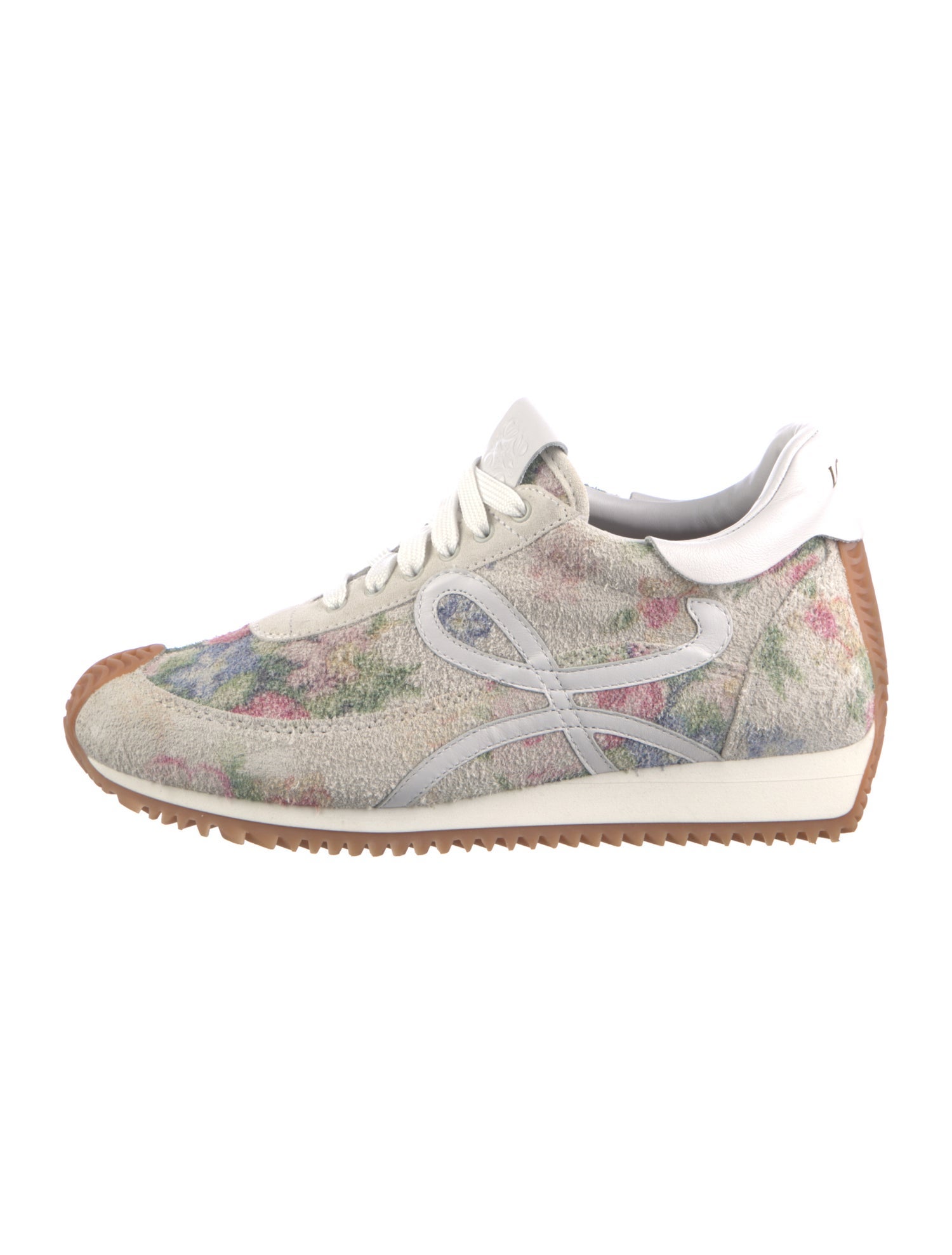 Loewe Suede Printed Athletic Sneakers