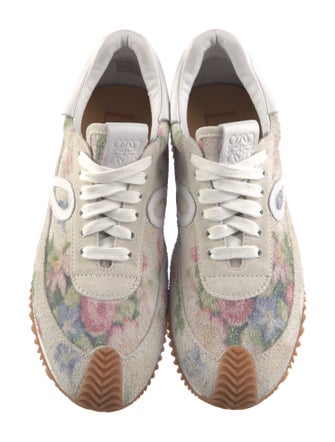 Loewe Suede Printed Athletic Sneakers
