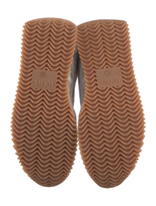 Loewe Suede Printed Athletic Sneakers