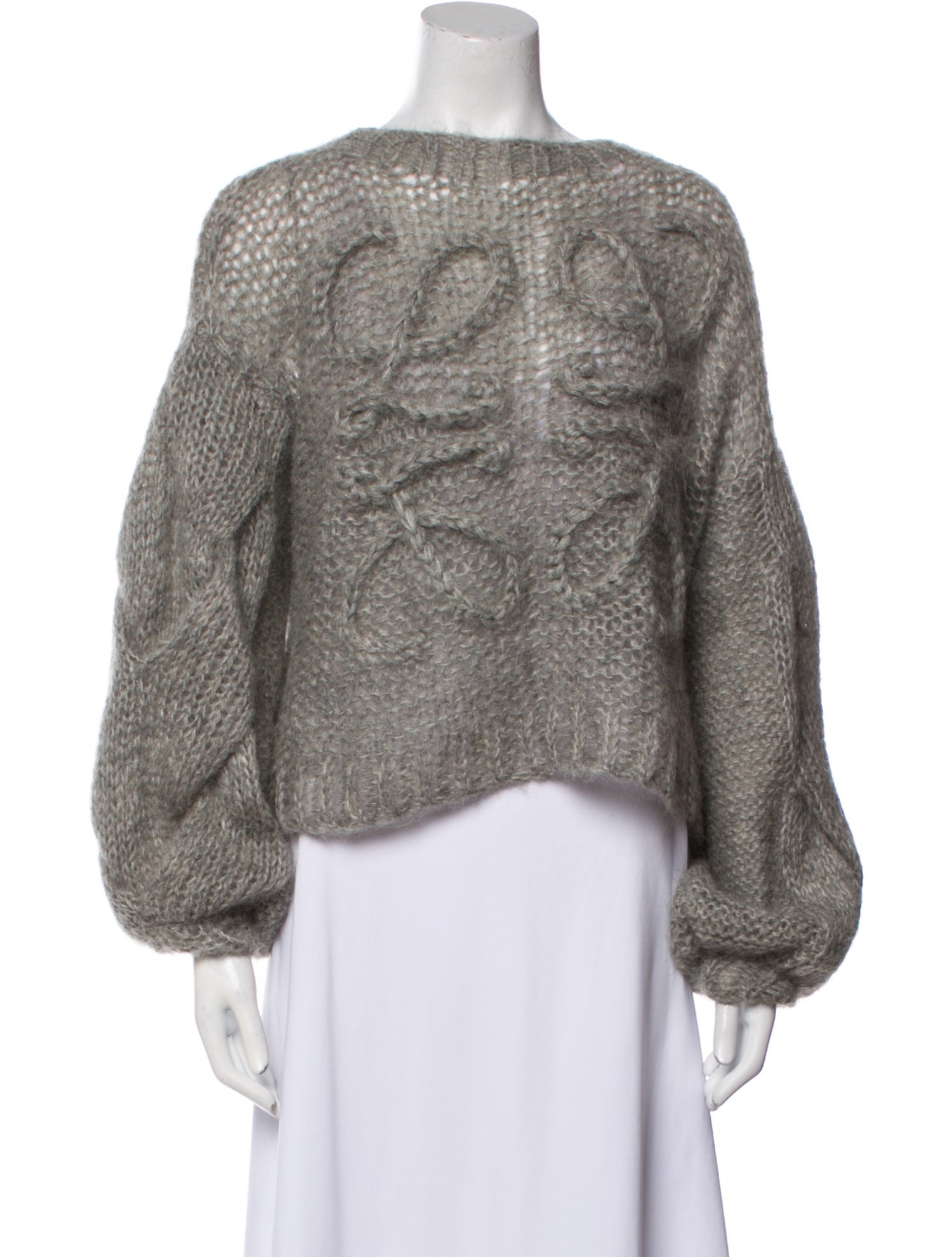 Loewe Mohair Bateau Neckline Sweater
