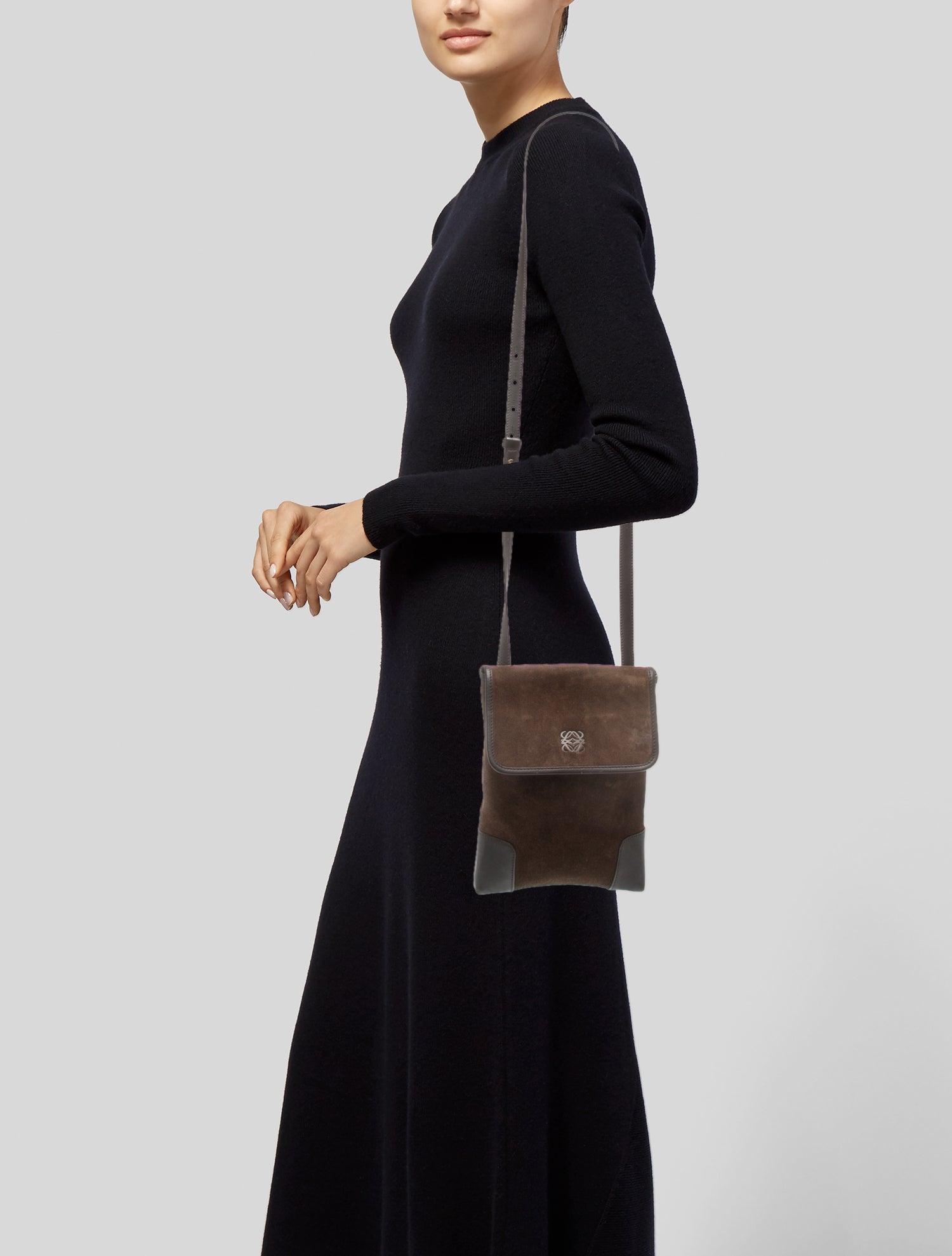 Loewe Suede Messenger Bag