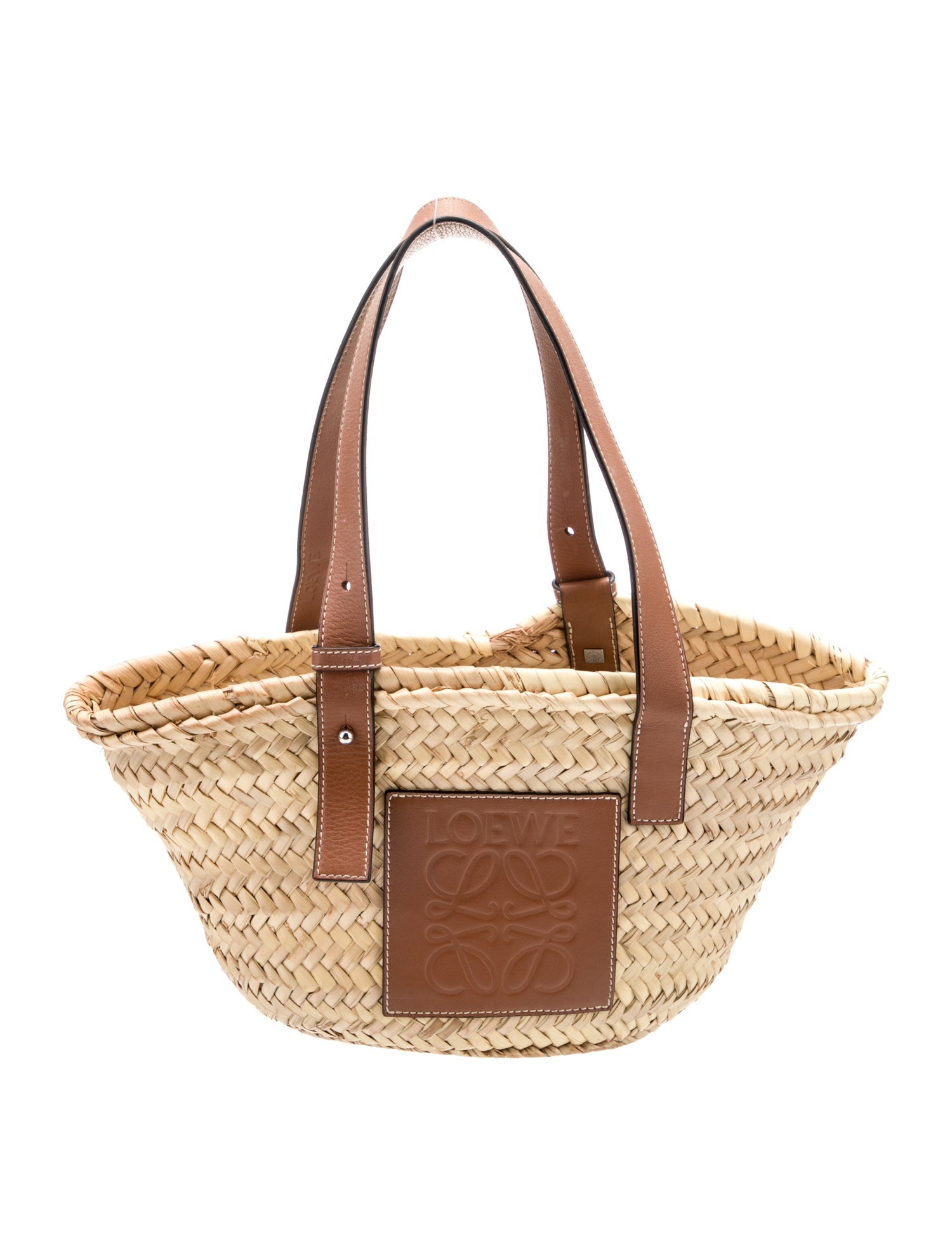 Loewe Raffia Basket Small