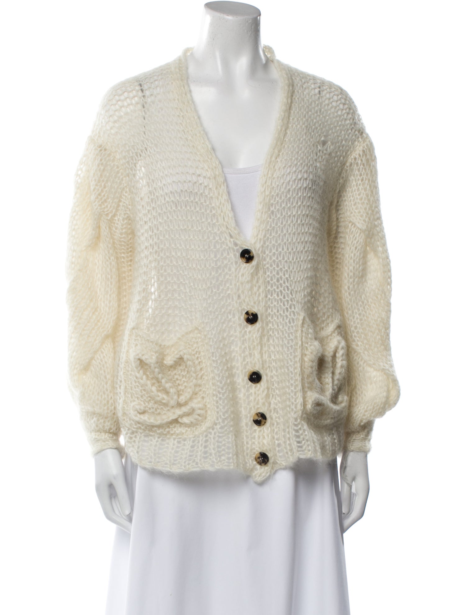 Loewe Mohair V-Neck Sweater