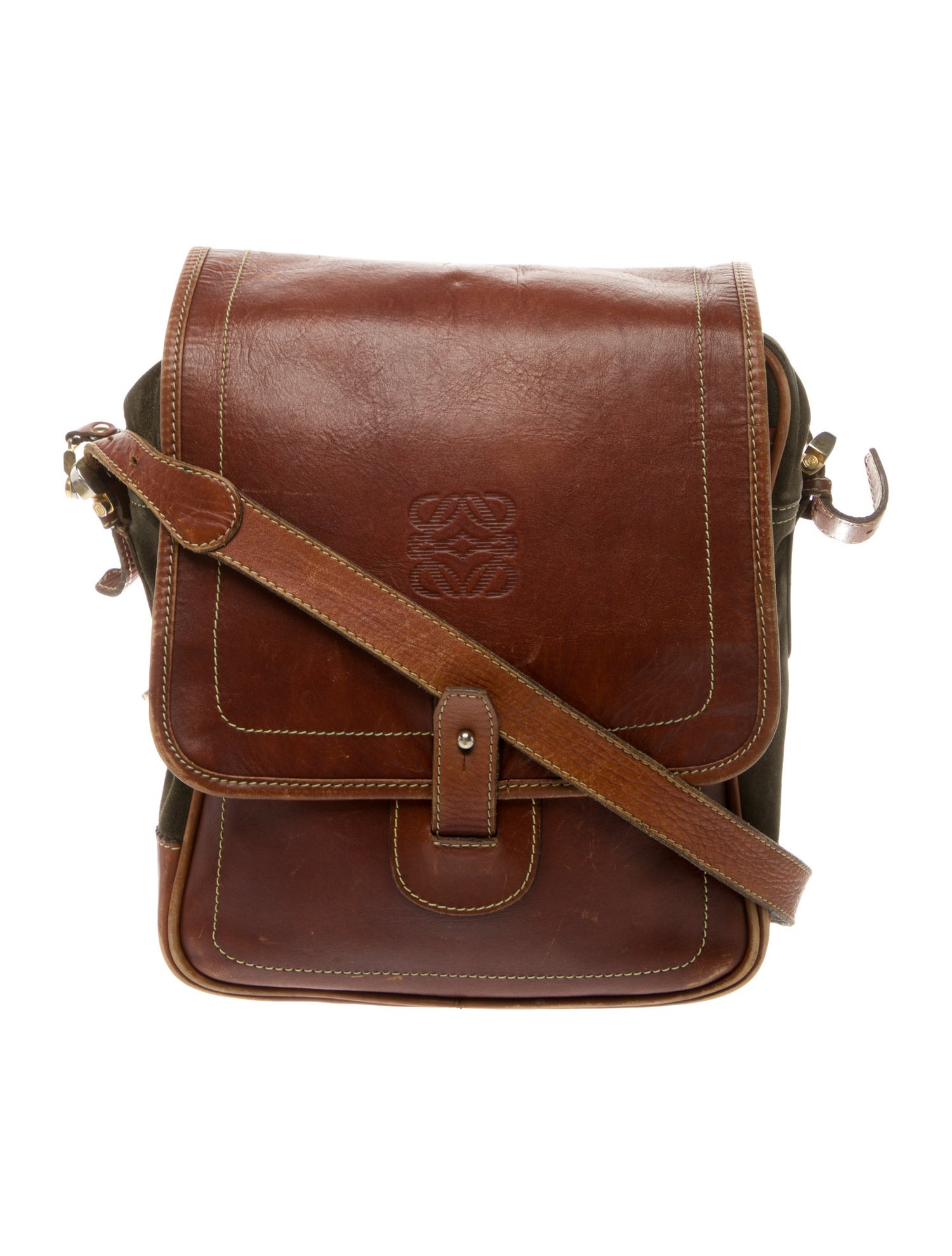 Loewe Leather Crossbody Bag Vintage