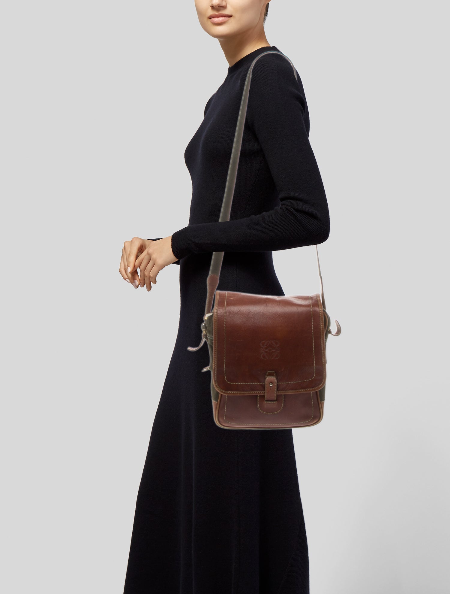 Loewe Leather Crossbody Bag Vintage