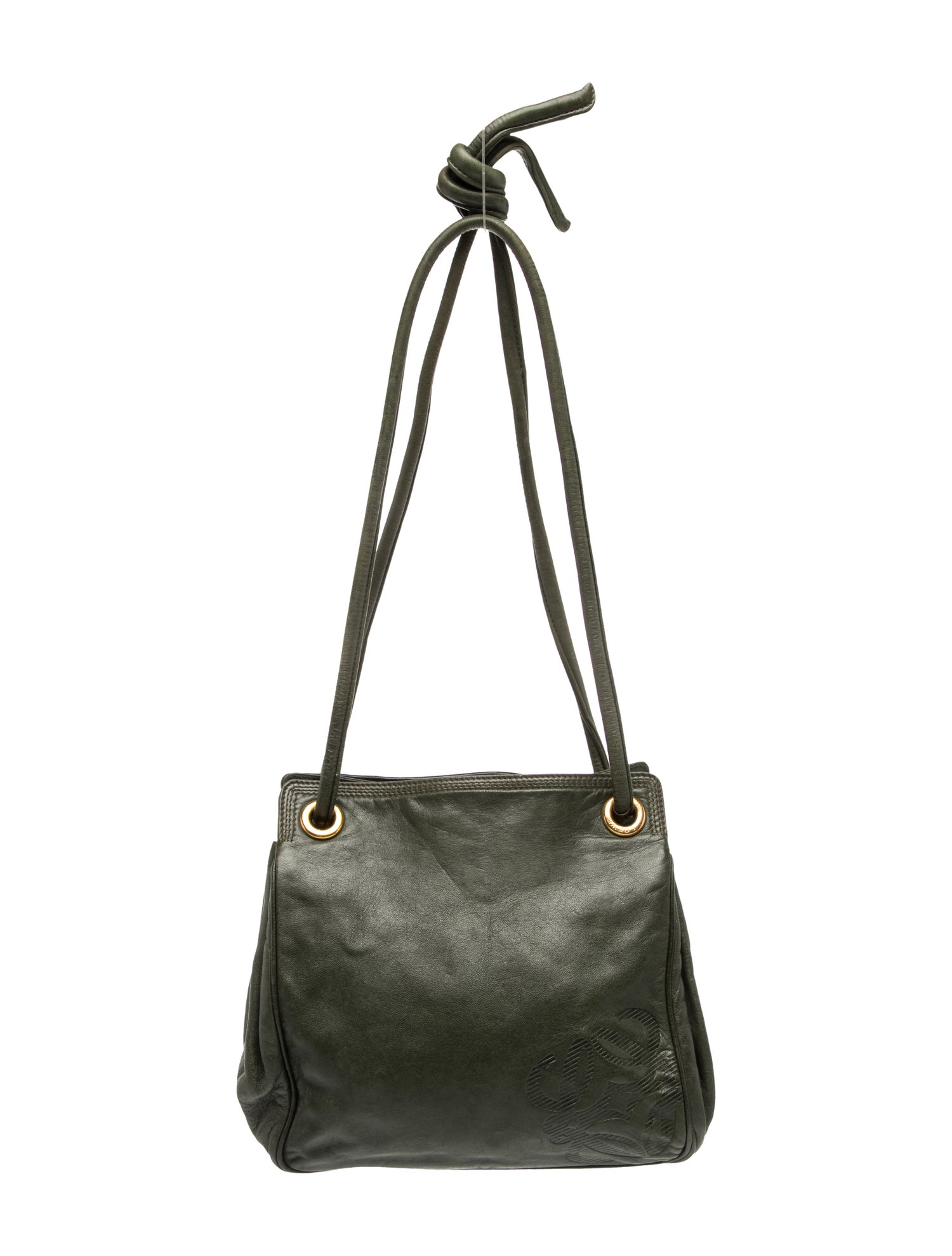 Loewe Leather Messenger Bag Vintage