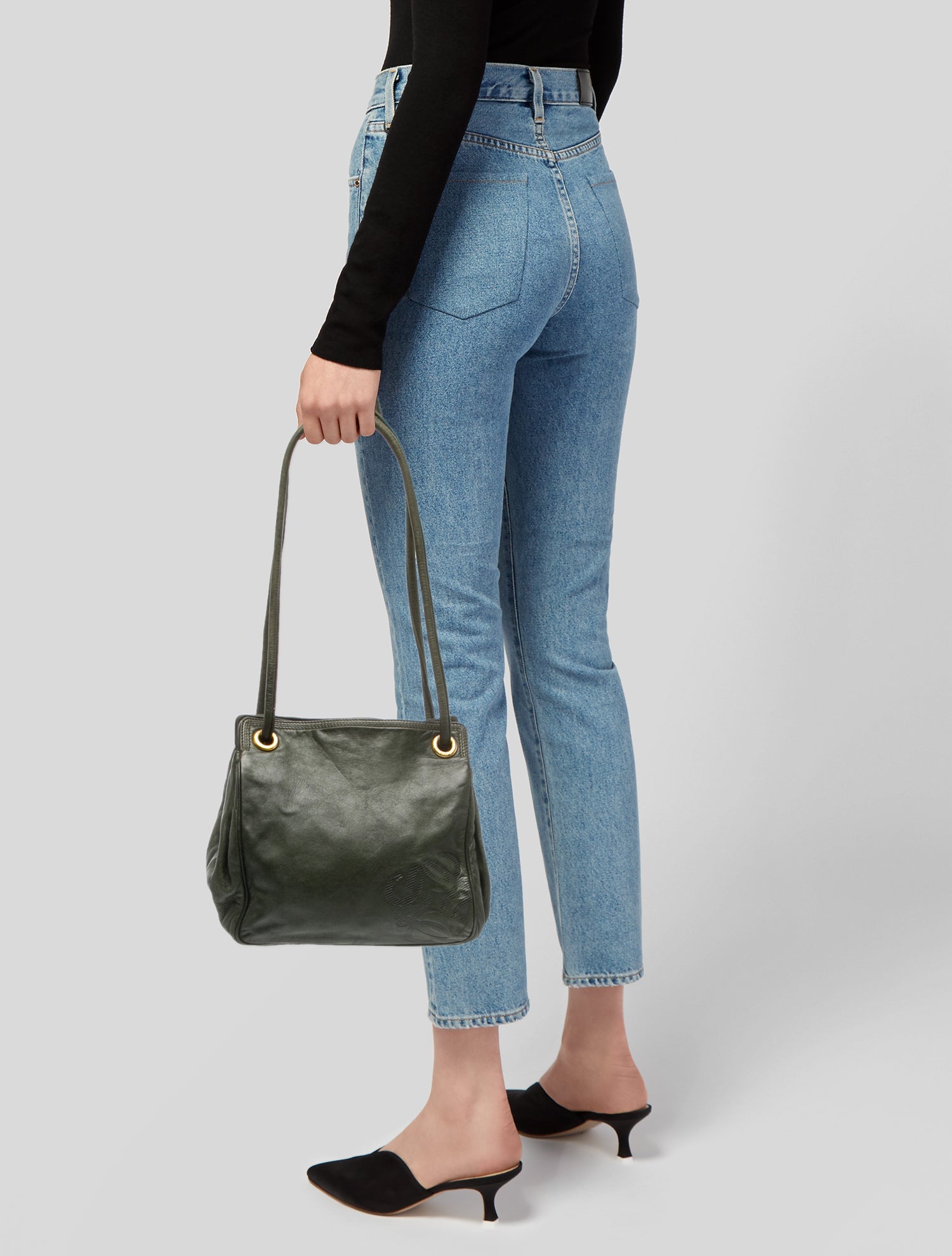 Loewe Leather Messenger Bag Vintage