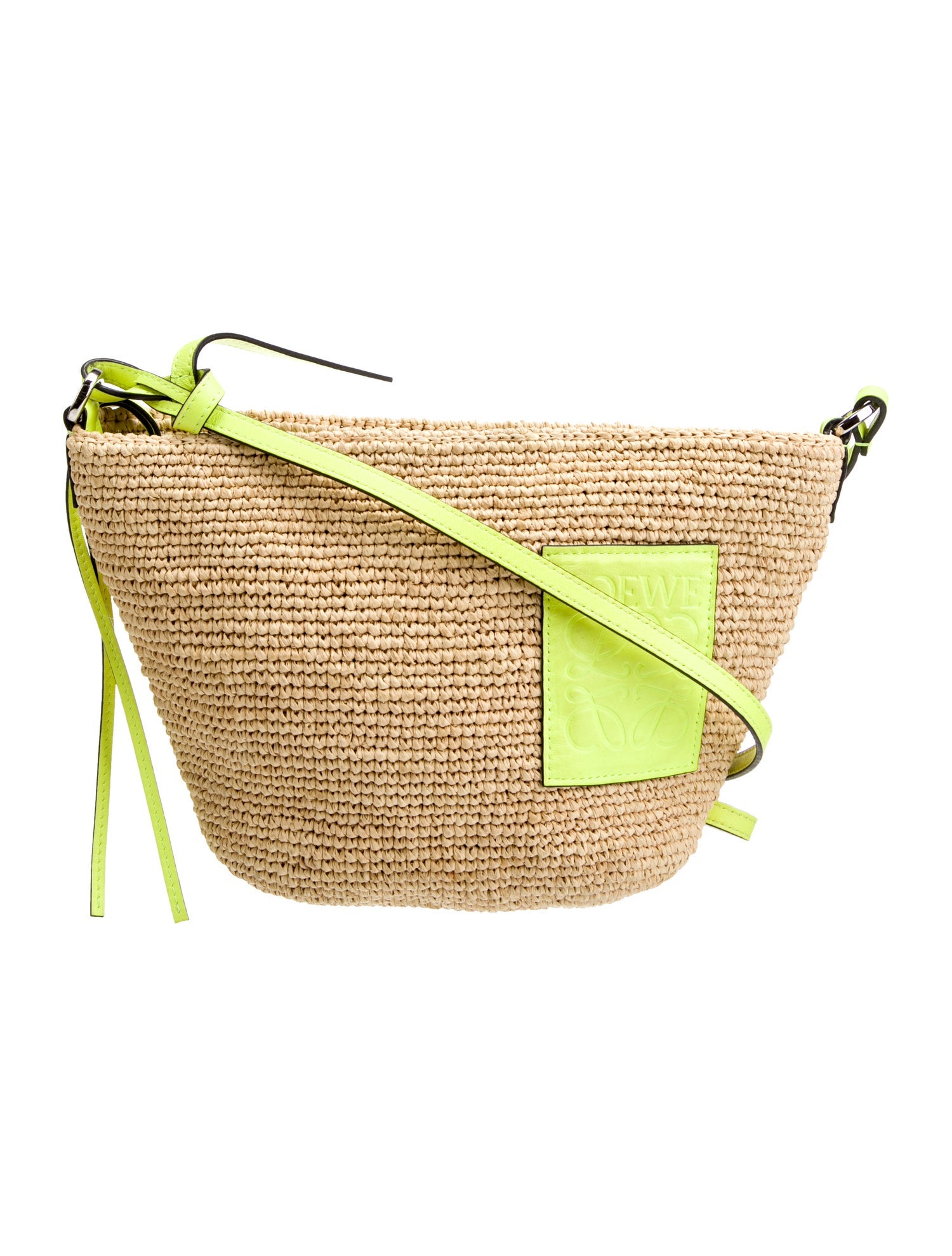 Loewe Raffia Basket Small