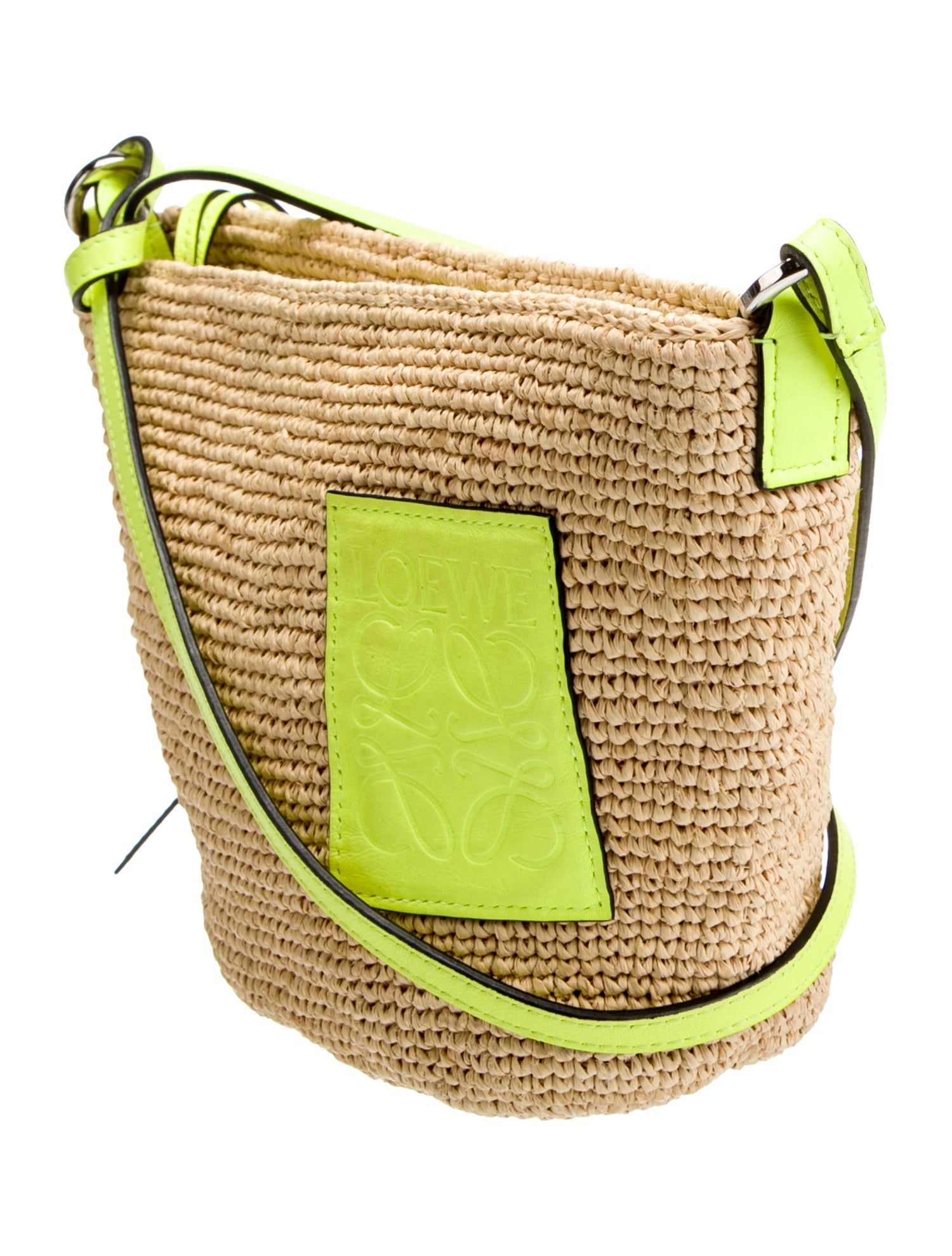 Loewe Raffia Basket Small