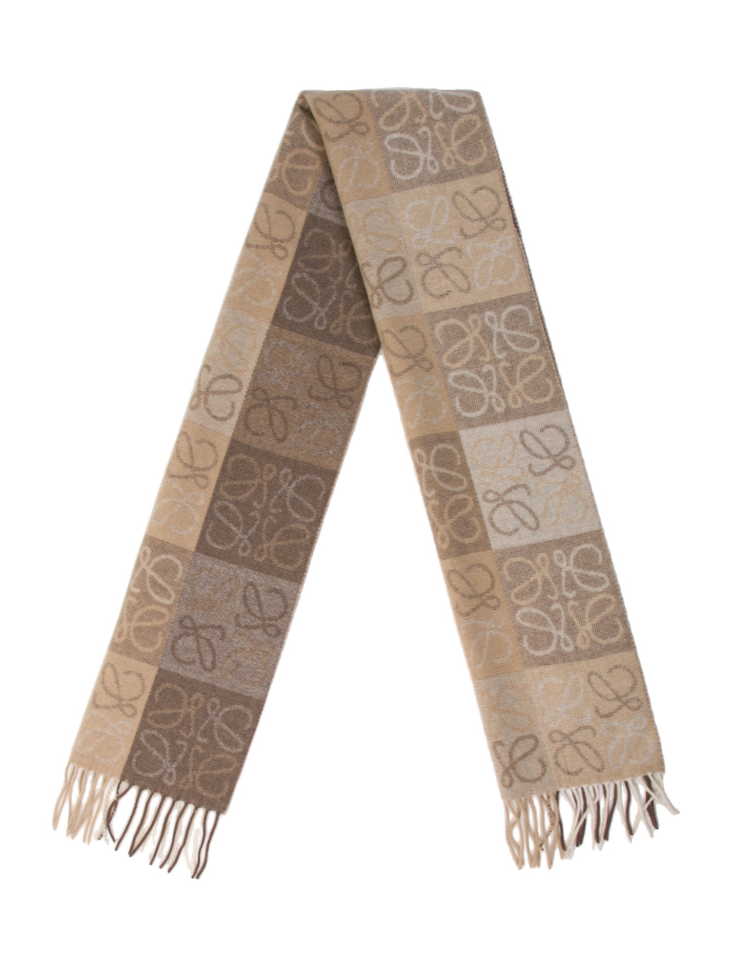 Loewe Wool Printed Scarf