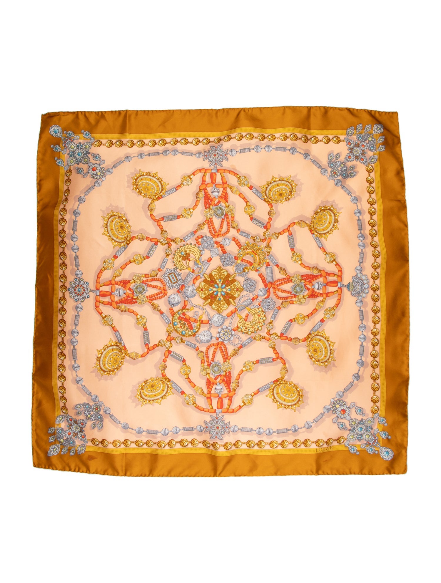 Loewe Silk Printed Scarf