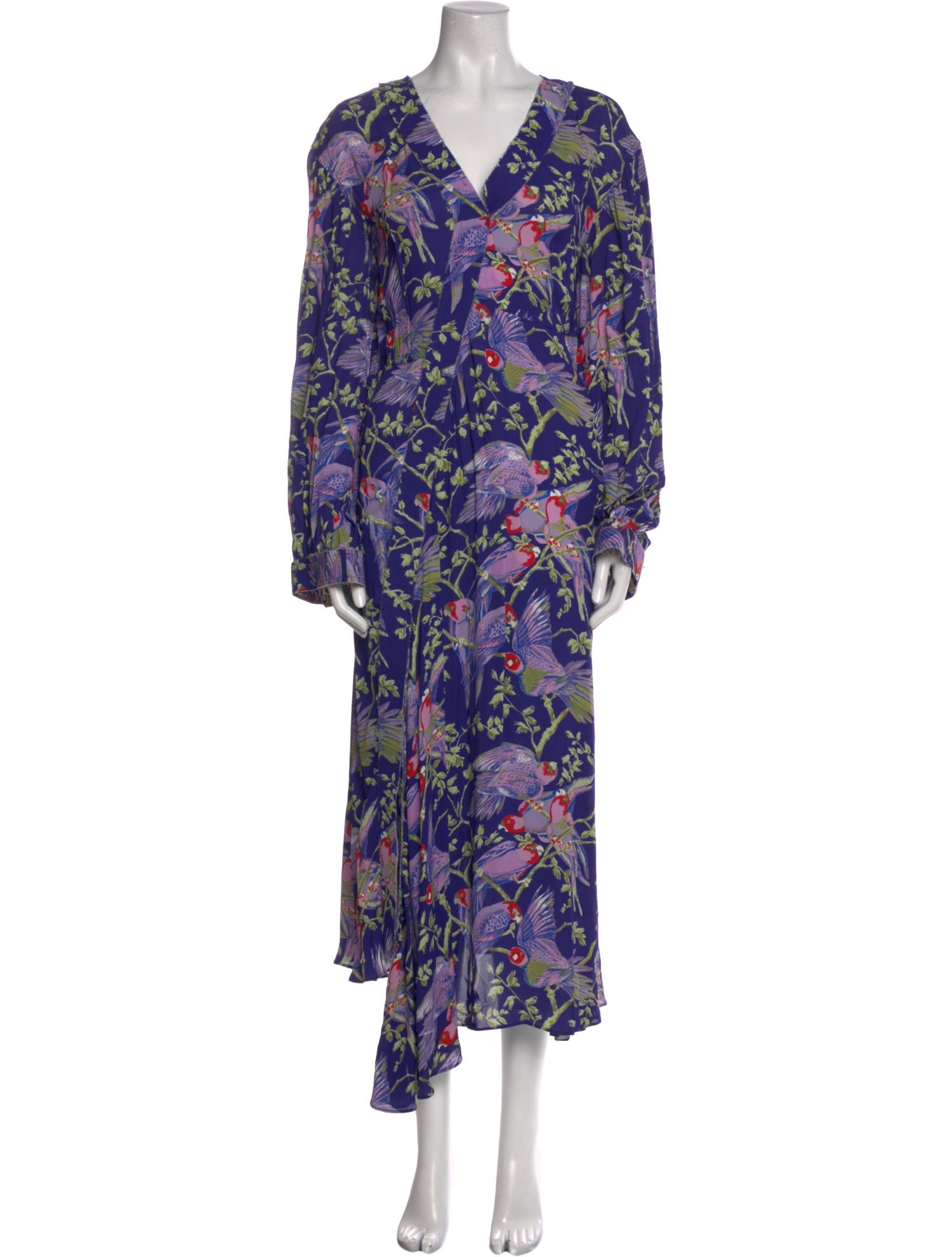 Loewe Floral Print Long Dress