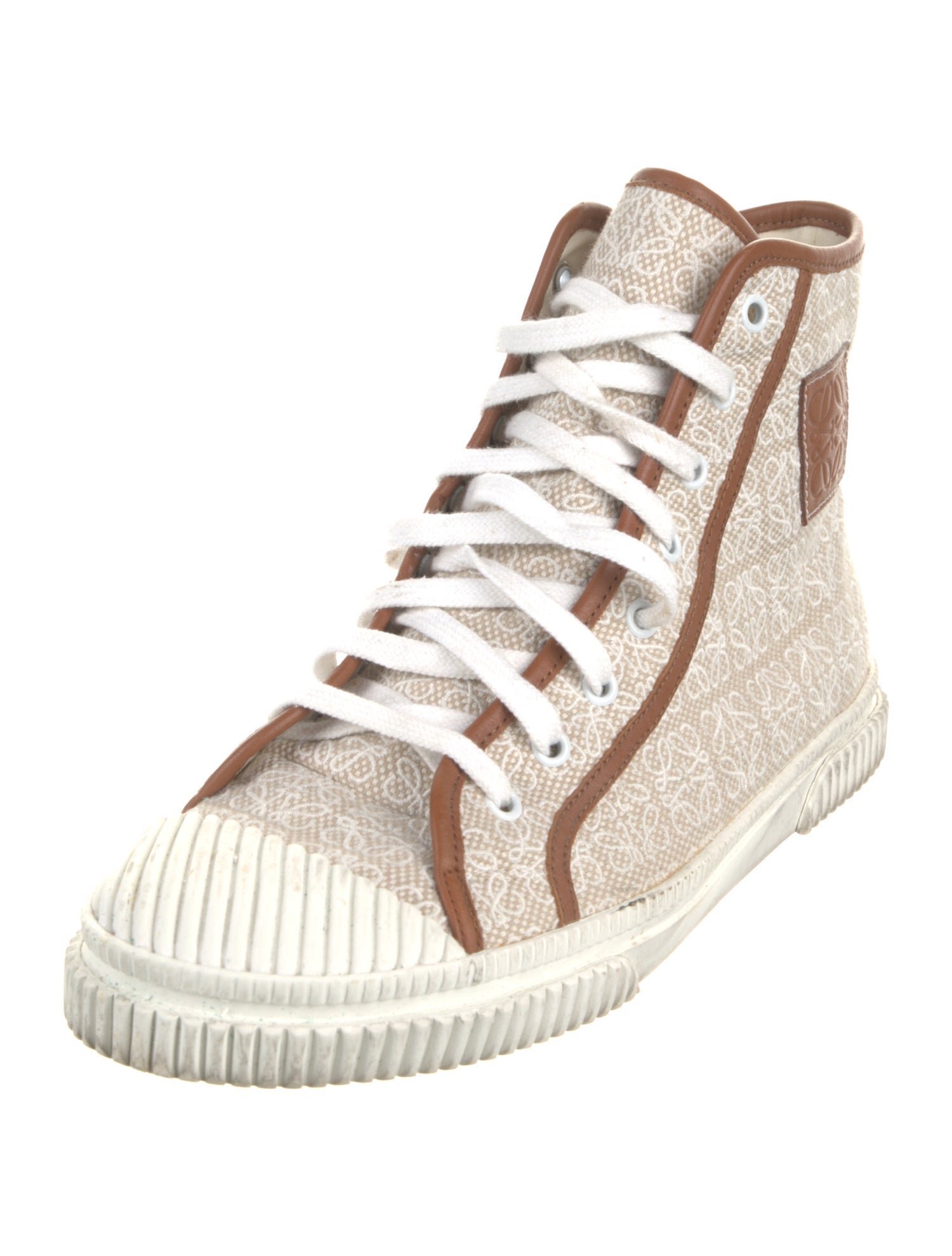 Loewe Canvas Printed Sneakers