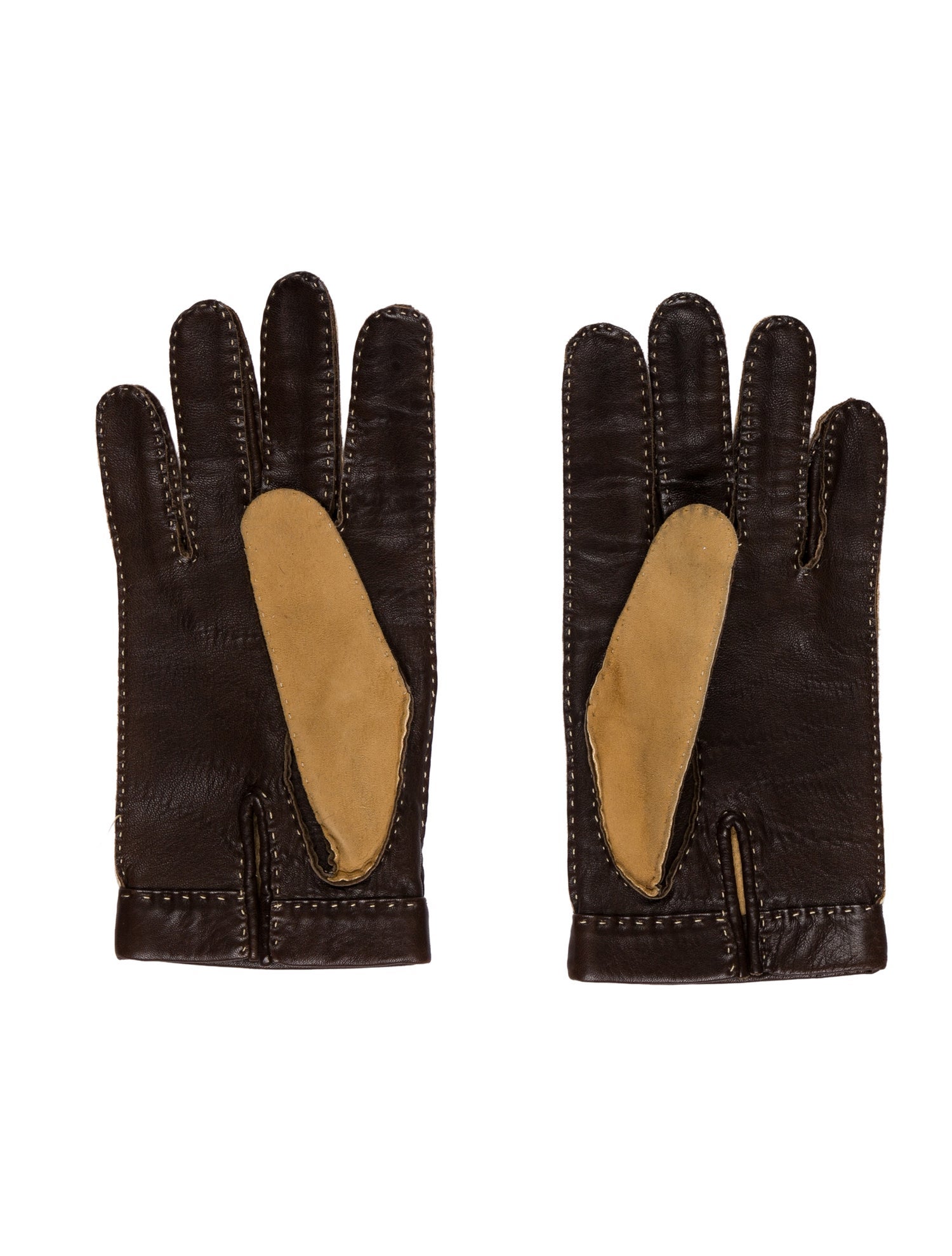 Loewe Logo Leather Gloves
