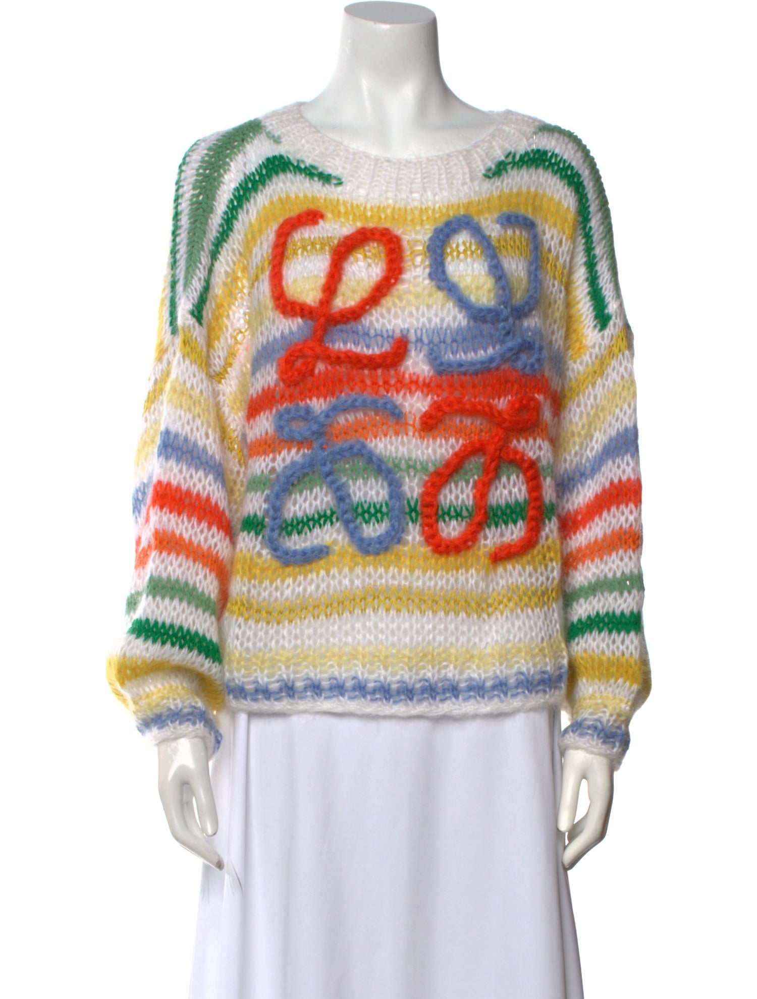 Loewe Mohair Printed Sweater