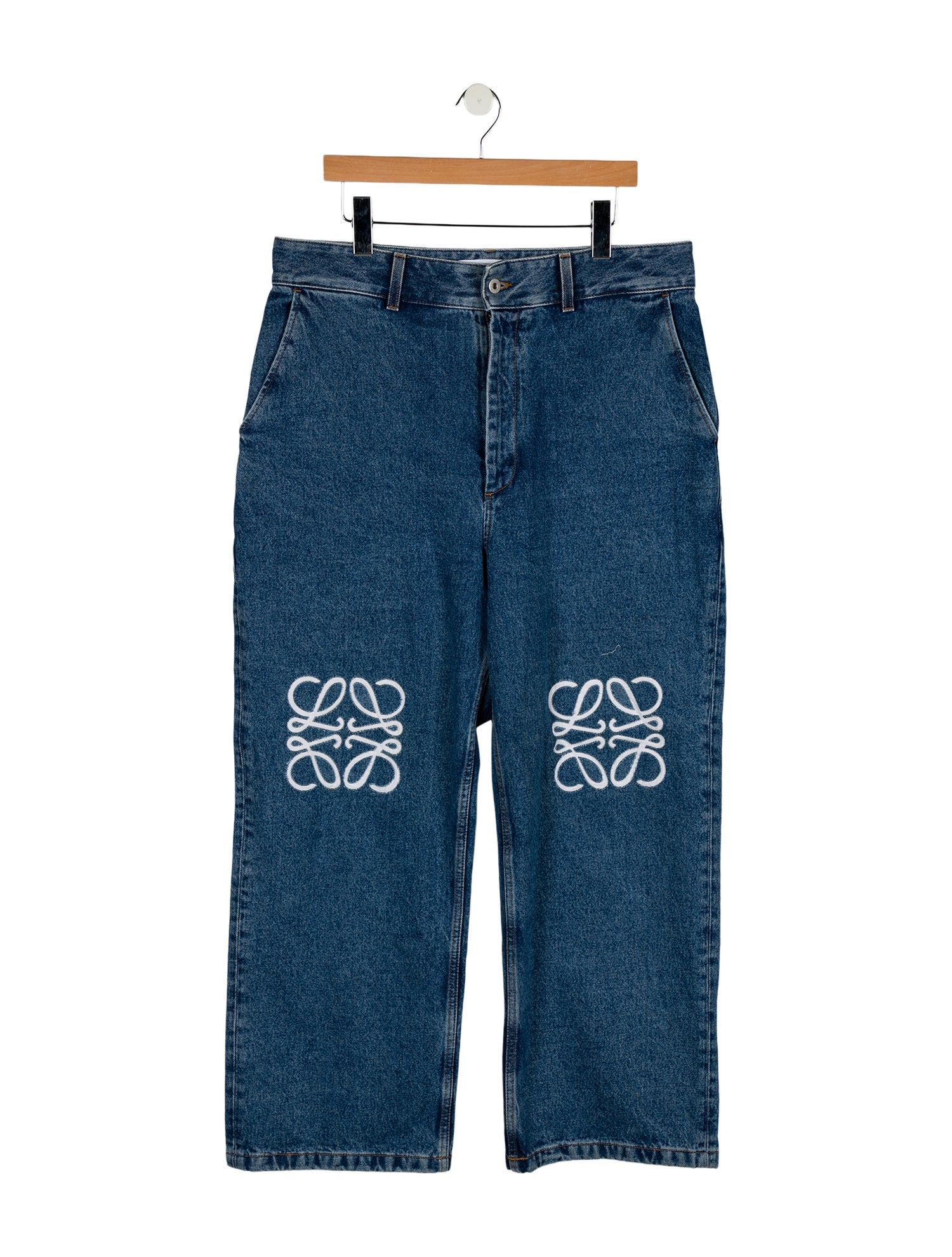 Loewe Anagram Wide Leg Jeans