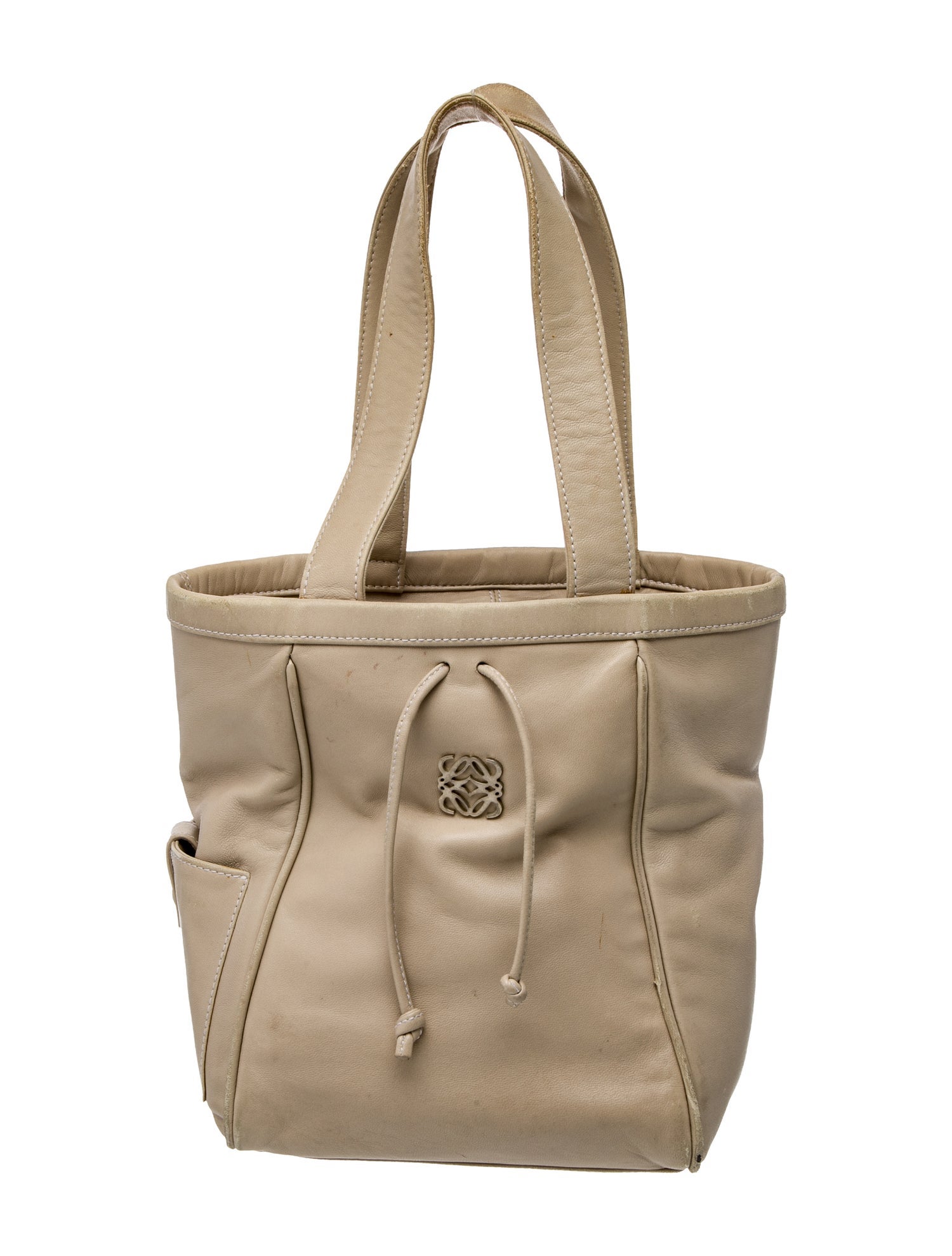 Loewe Leather Top Handle Bag Vintage