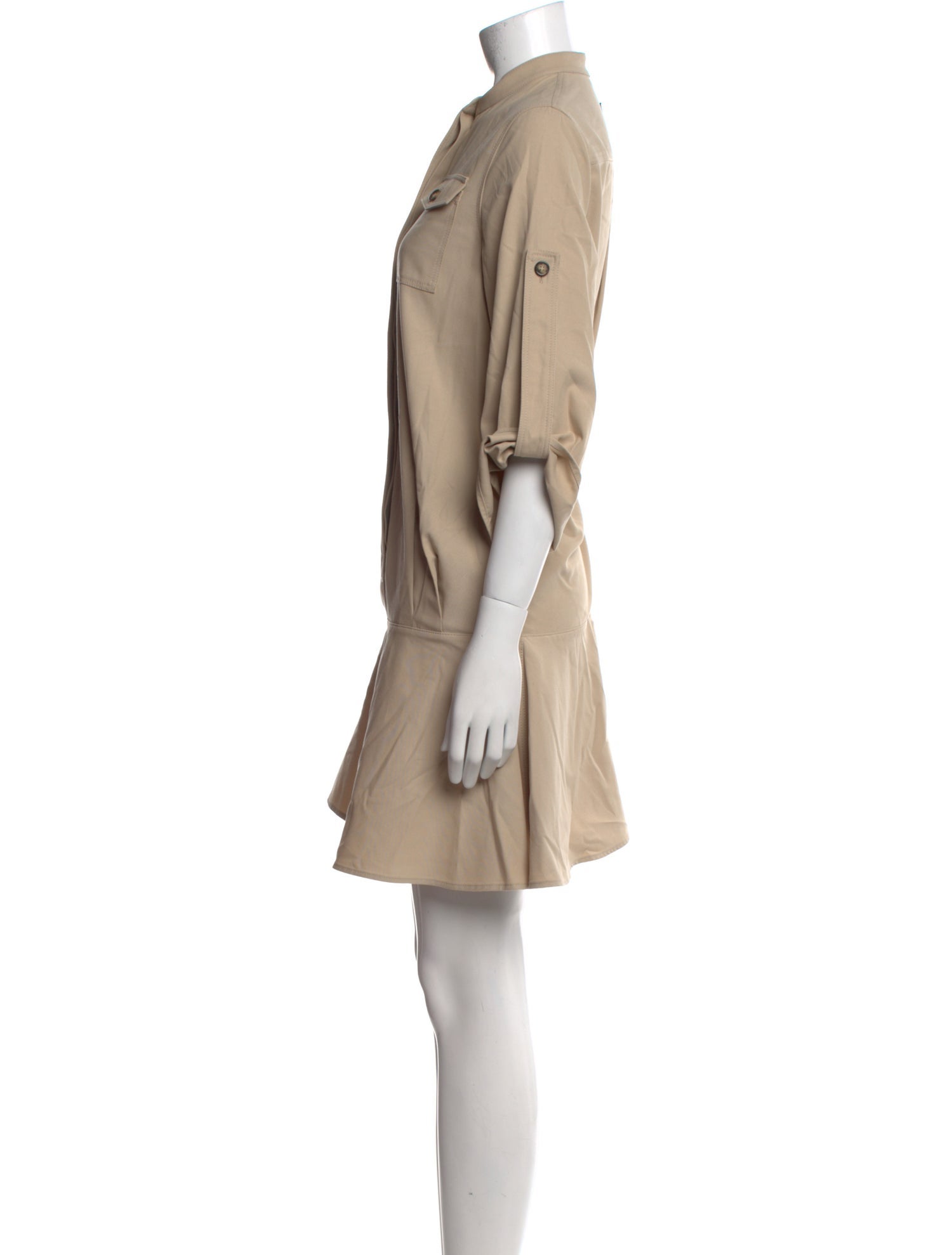 Loewe Mock Neck Mini Dress