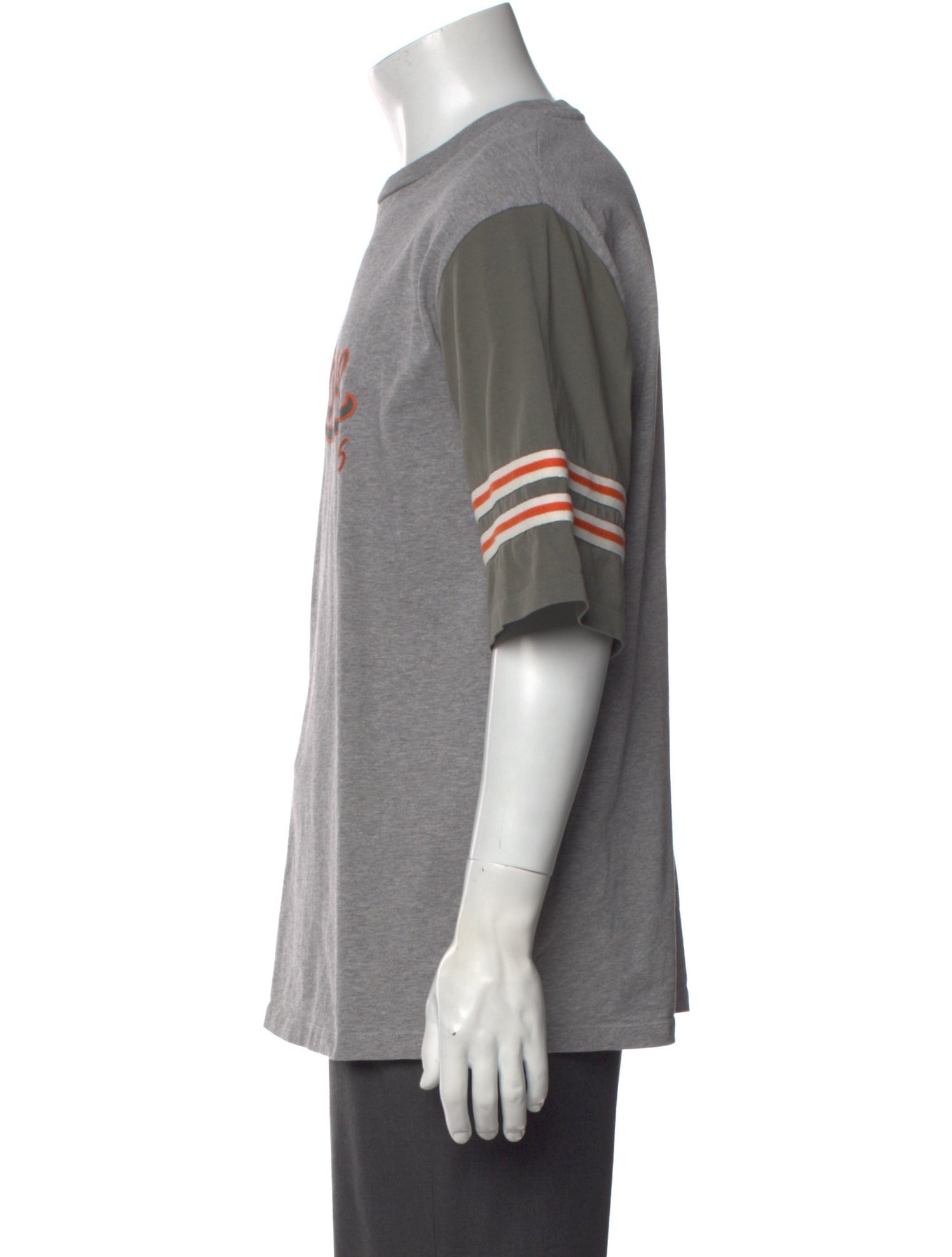 Loewe Signature Logo Colorblock Pattern T-Shirt