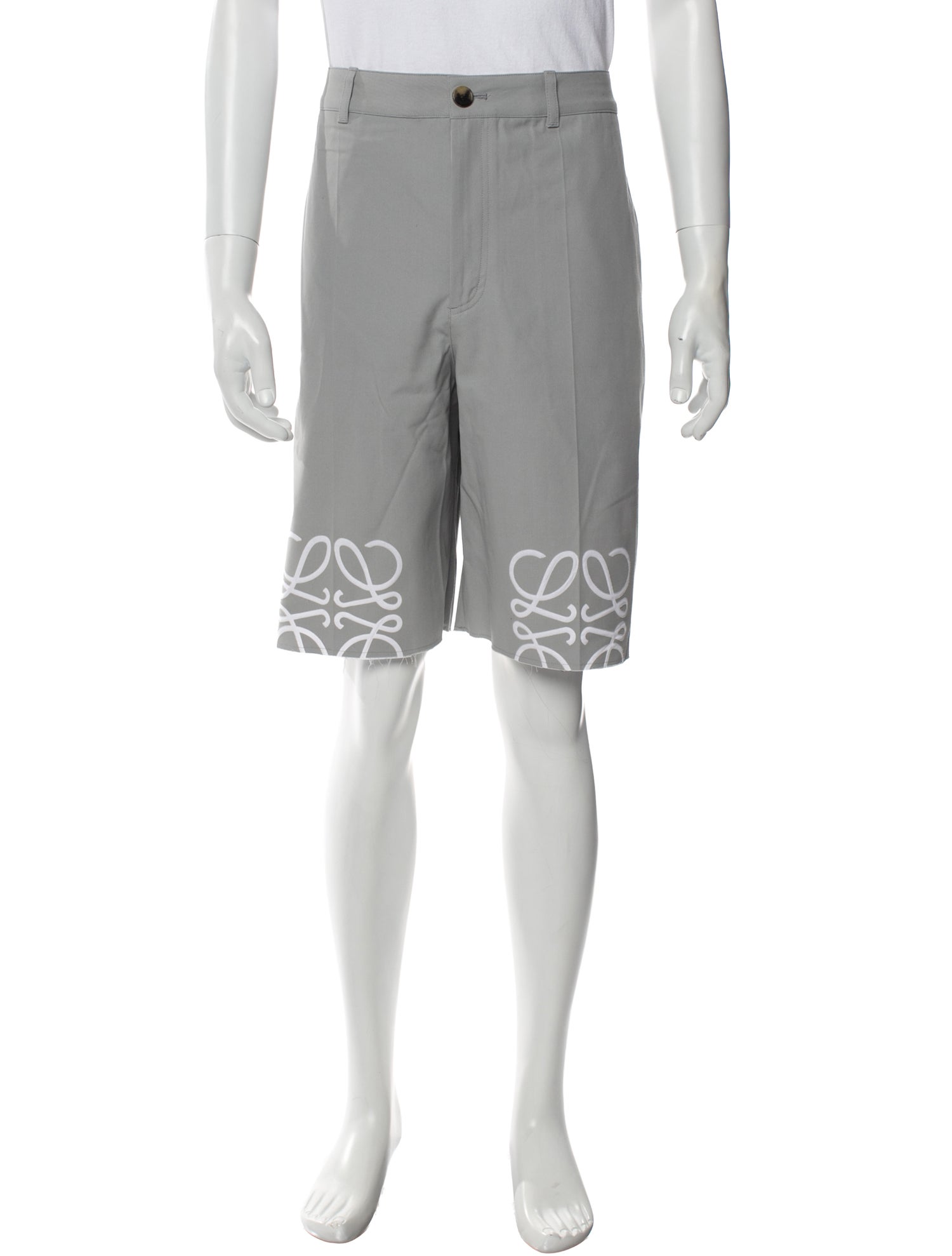Loewe Anagram Flat Front Shorts