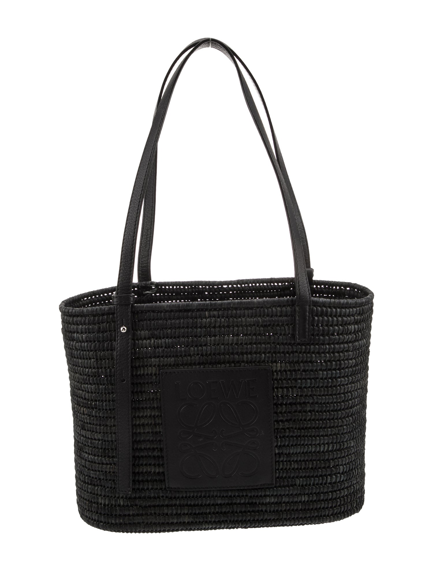 Loewe Straw Square Basket