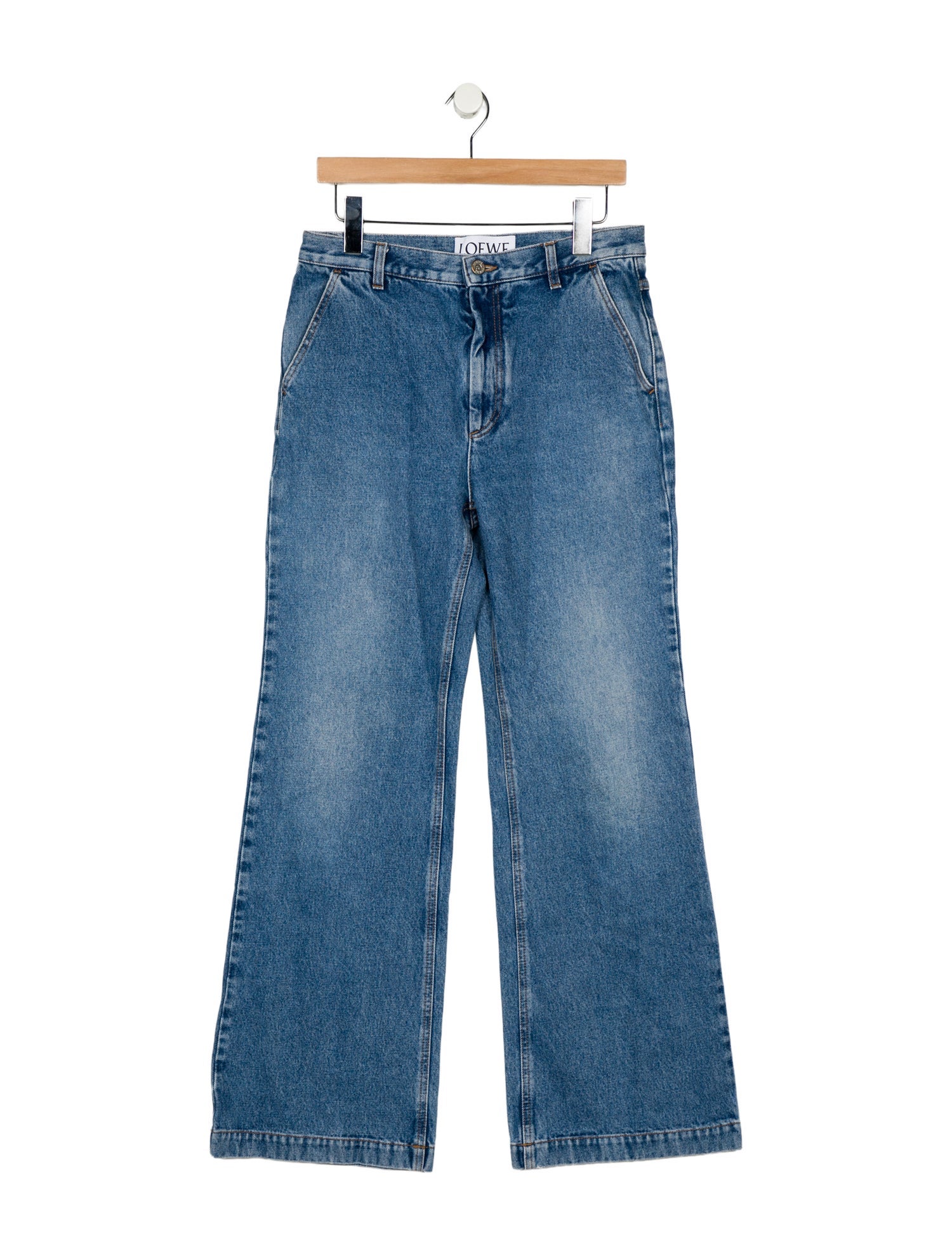 Loewe High-Rise Wide Leg Jeans