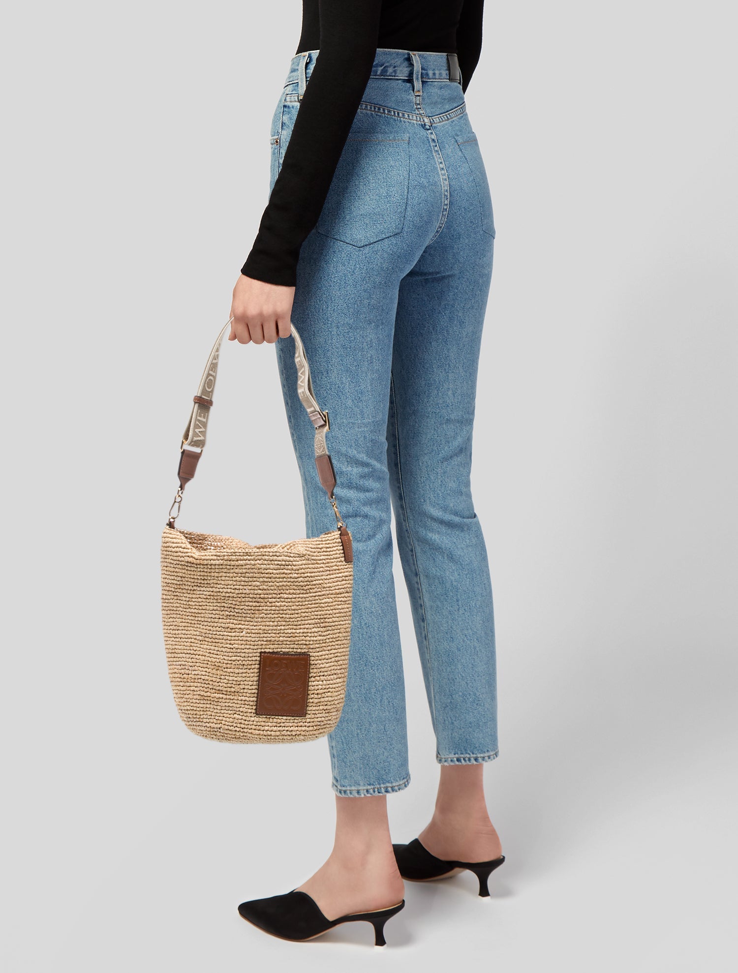 Loewe Raffia Top Handle Bag 2022