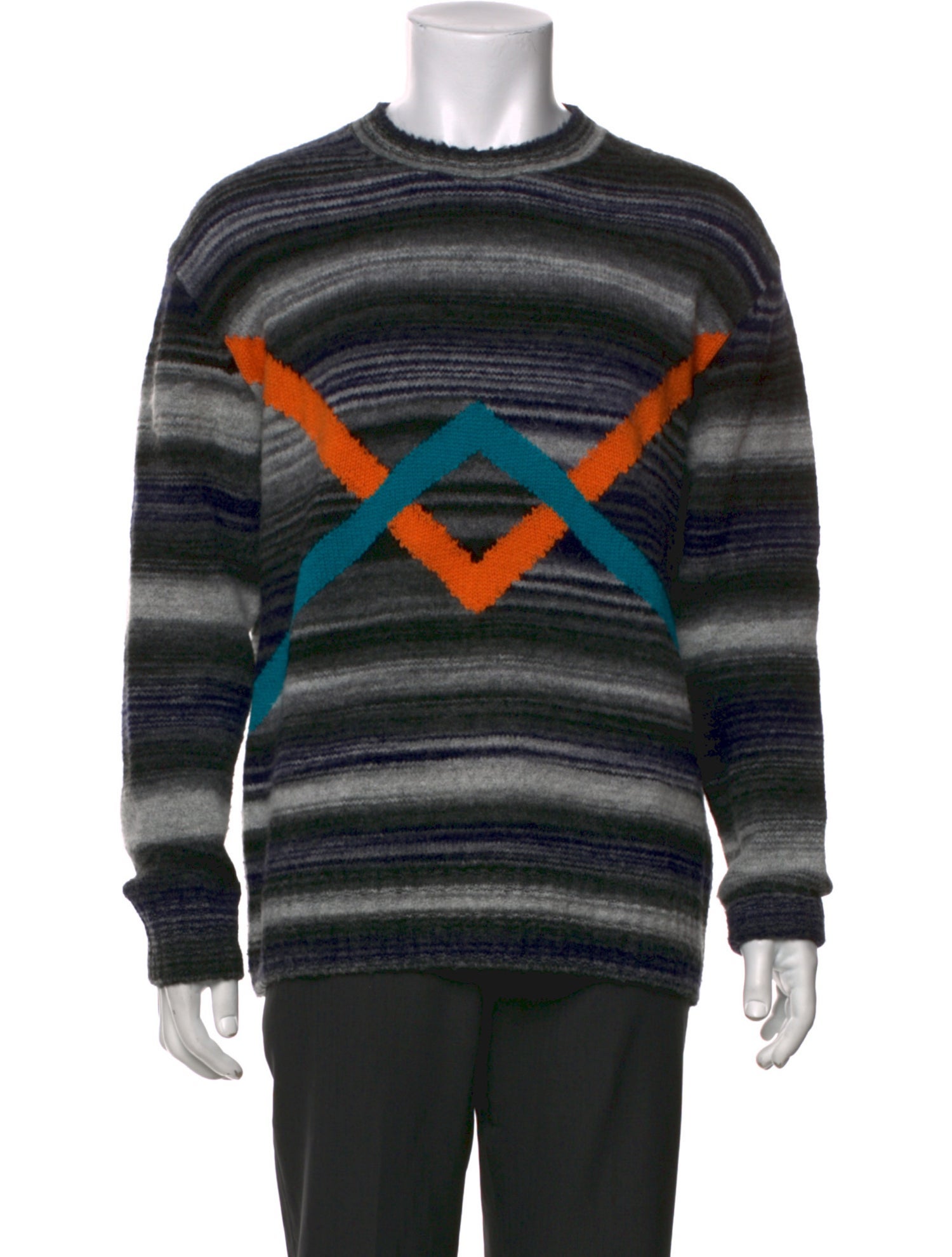 Loewe Striped Crew Neck Pullover